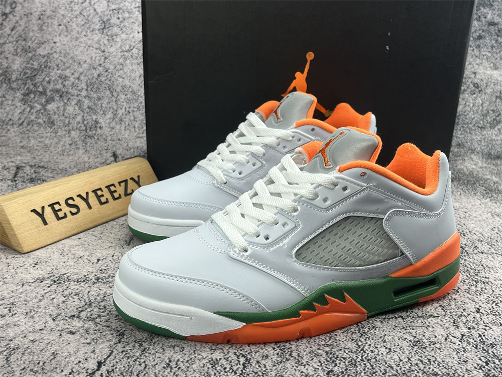 UA Jordan 5 Retro Low Miami Hurricanes
