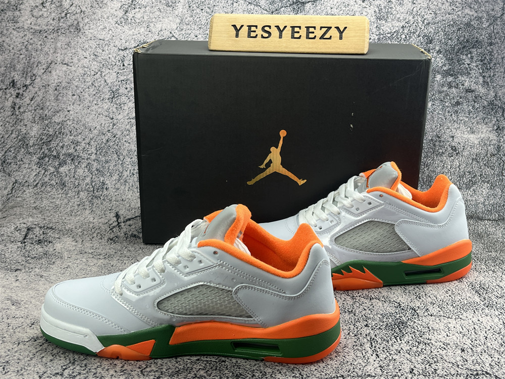 UA Jordan 5 Retro Low Miami Hurricanes