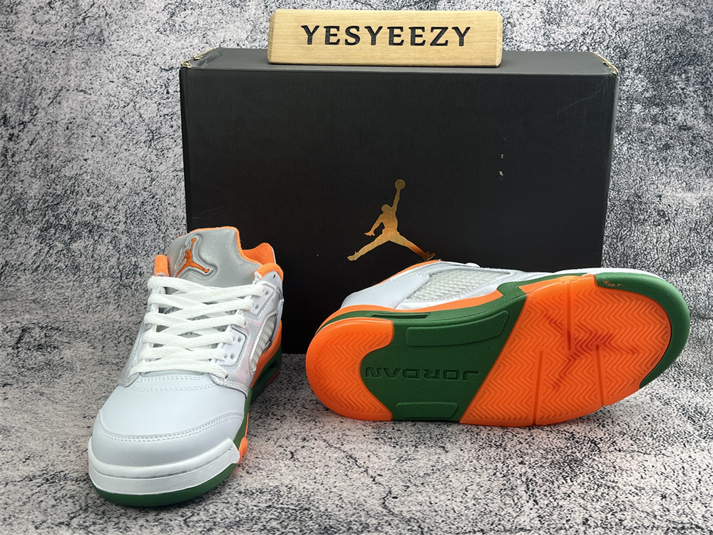 UA Jordan 5 Retro Low Miami Hurricanes