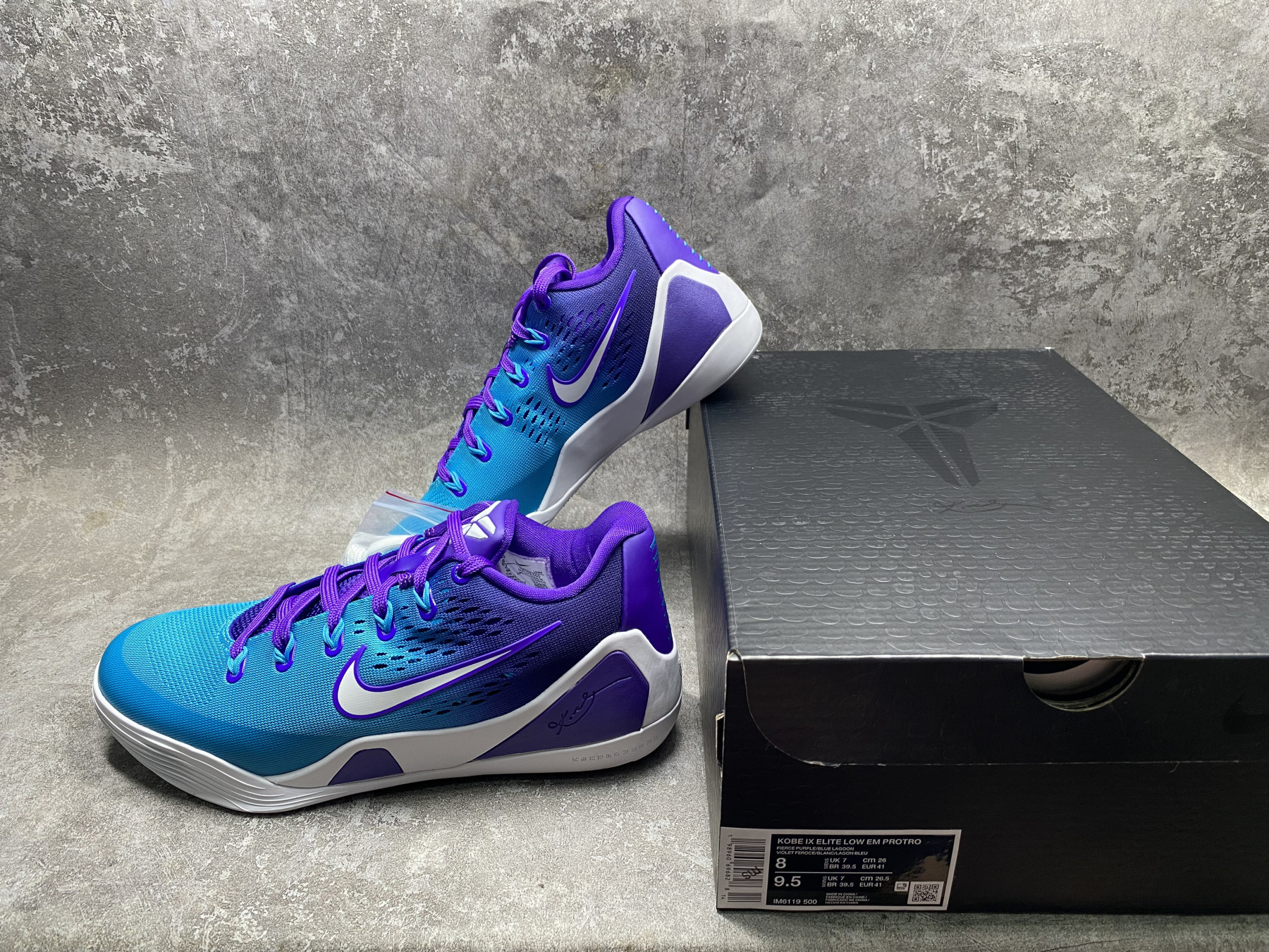UA Nike Kobe 9 Elite Low EM Protro