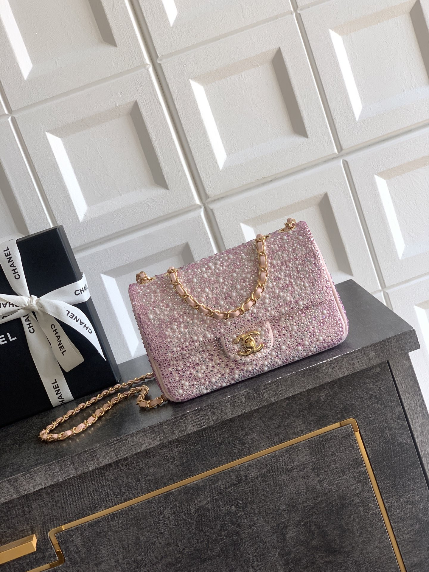Ch**el evening bag as4297 13x21x8cm