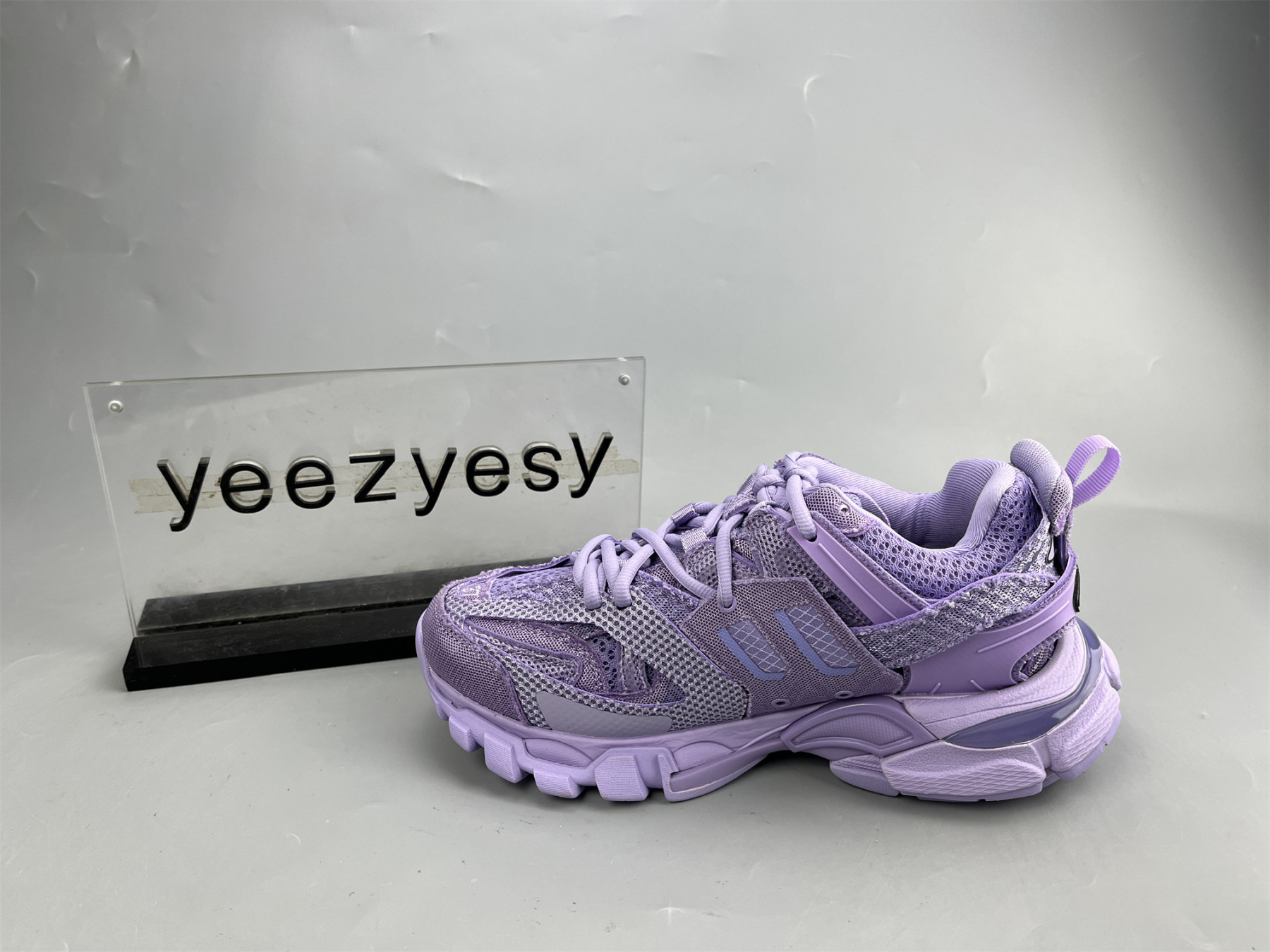 UA TRACK LILAC BLACK