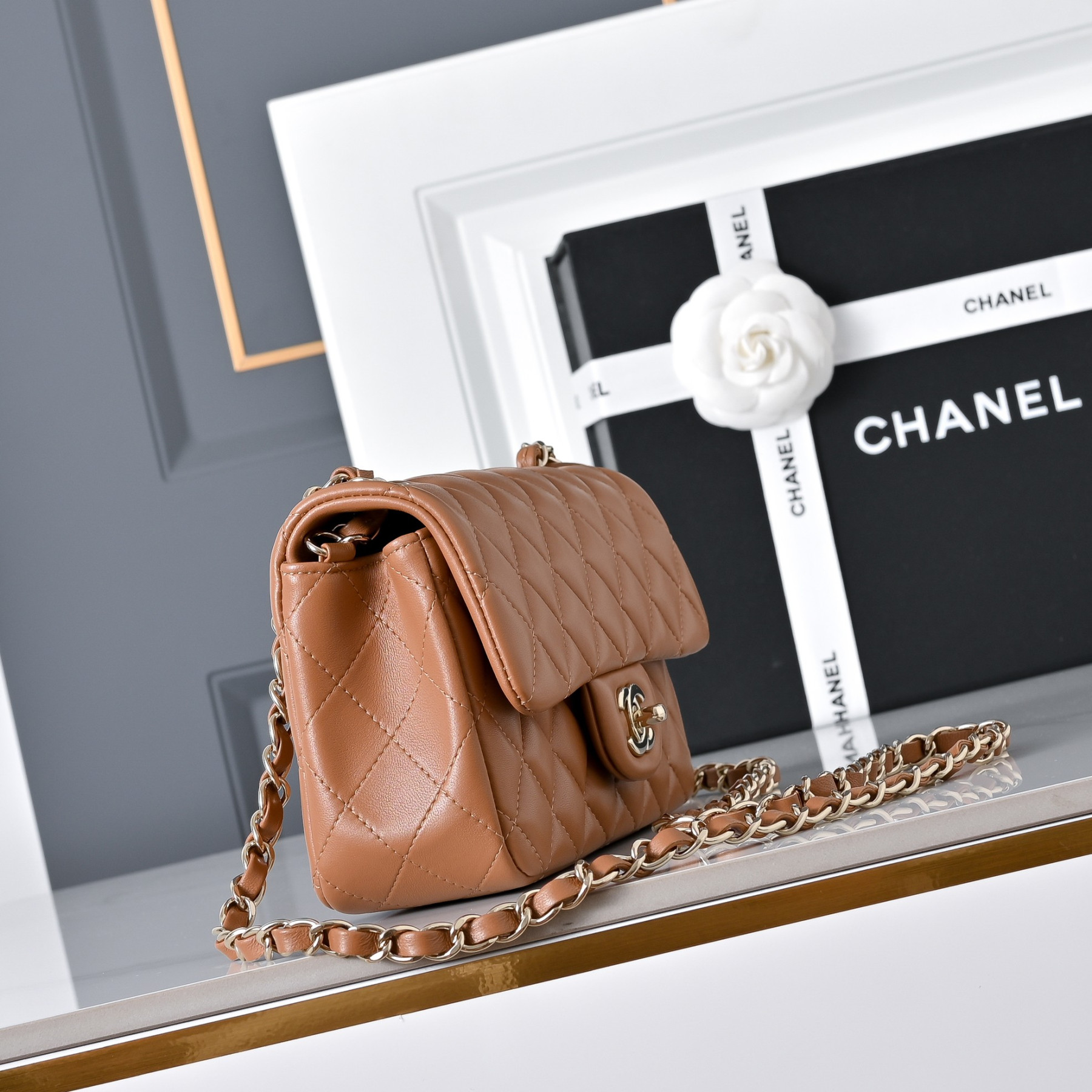 Ch**el mini flap bag 20x12x6.5cm