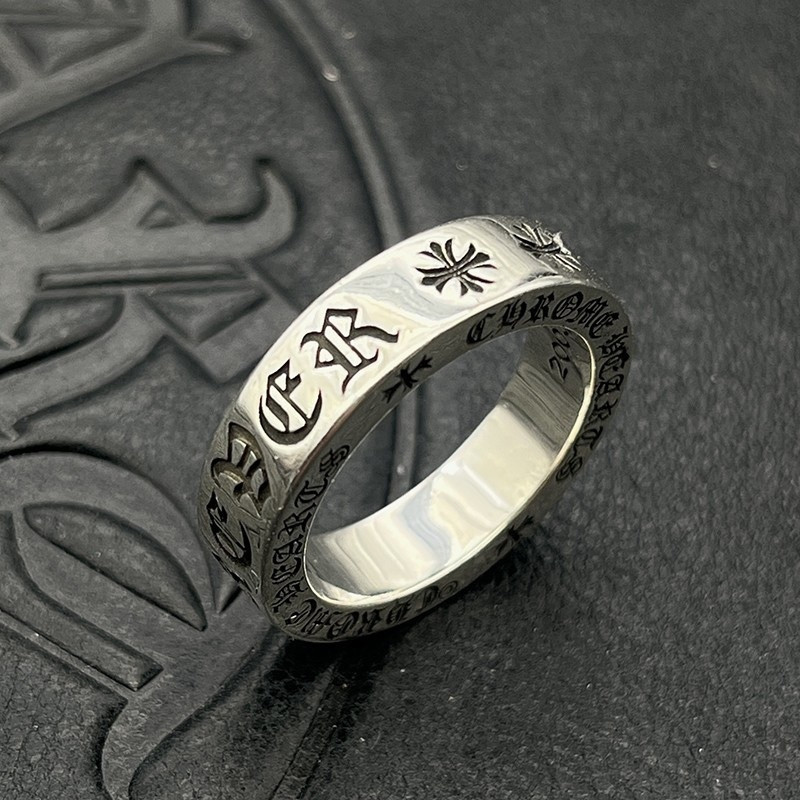 Ch*0me He**ts D1am0nd-encrusted Cross Ring