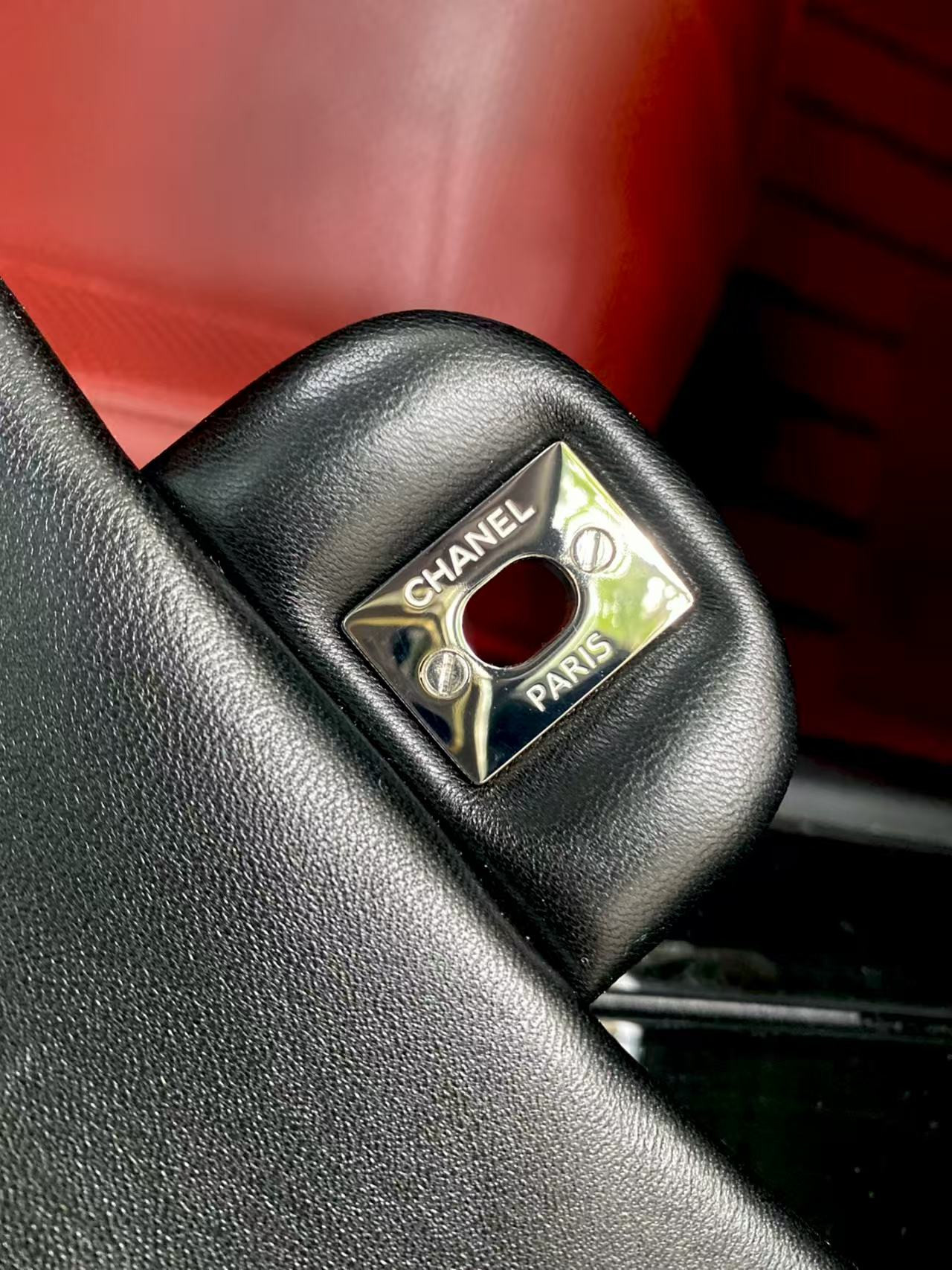 Ch**el Mini Flap Bag Black 12x20x6cm