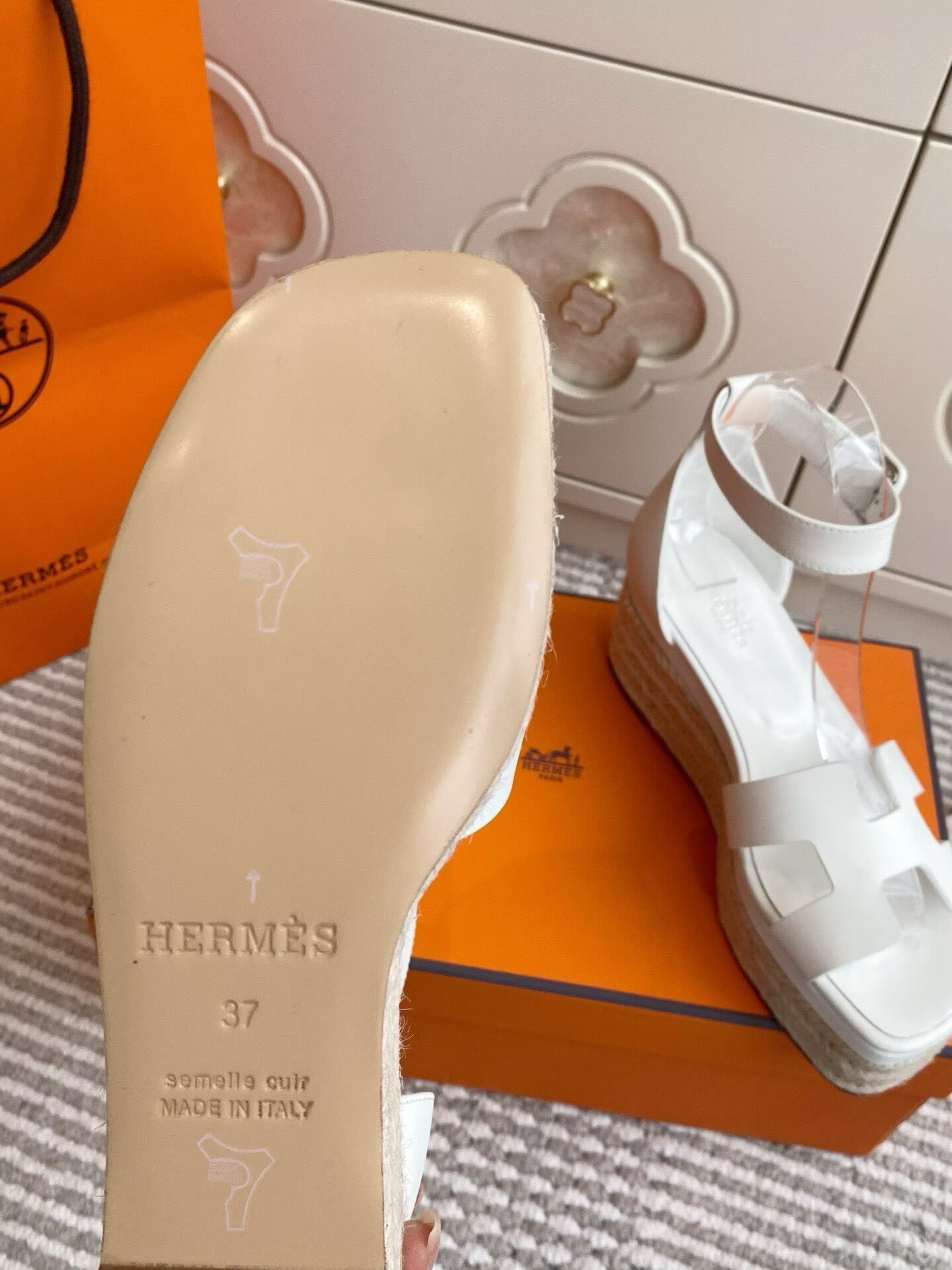 UA Hermès Elda Spanish Woven Shoes
