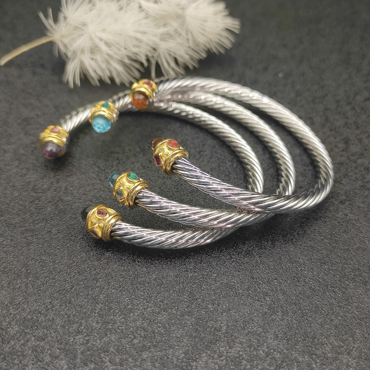 David Yurman 5mm Wrap Bracelet(wrist circumference 15-20cm)