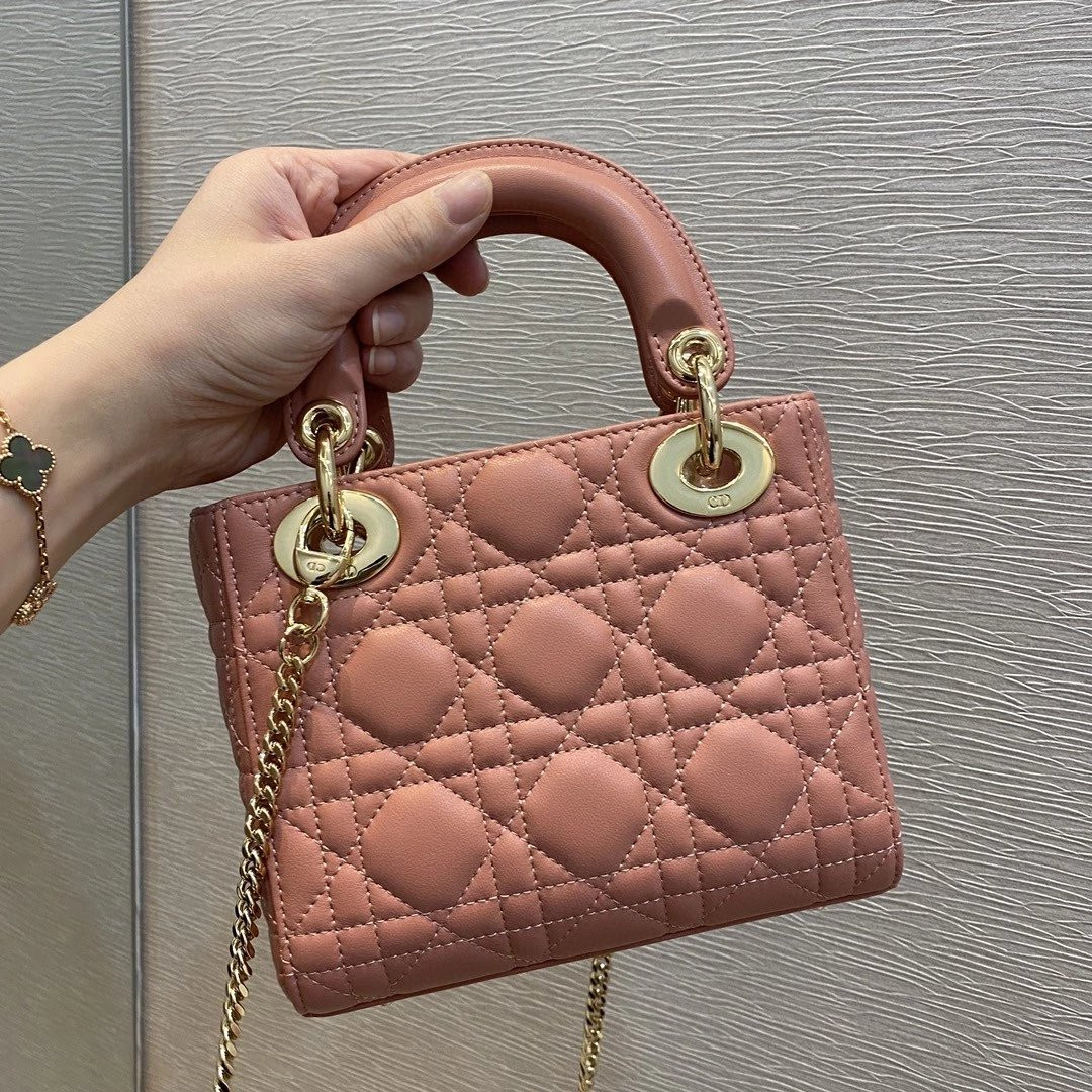 MINI LADY D10r D10rAMOUR BAG 6.5 x 6 x 3 inches