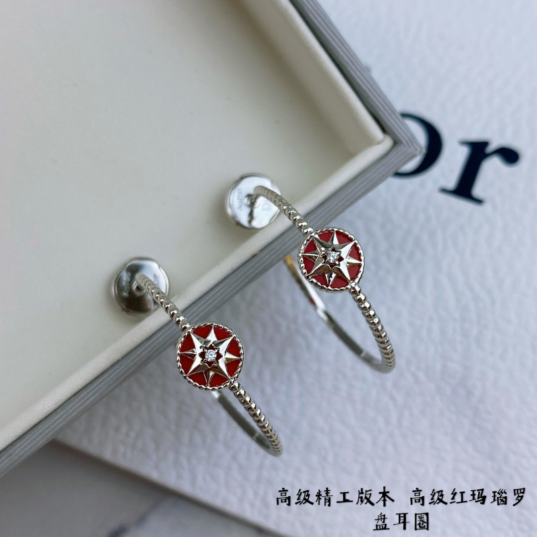 D10r Eight-pointed star Earrings