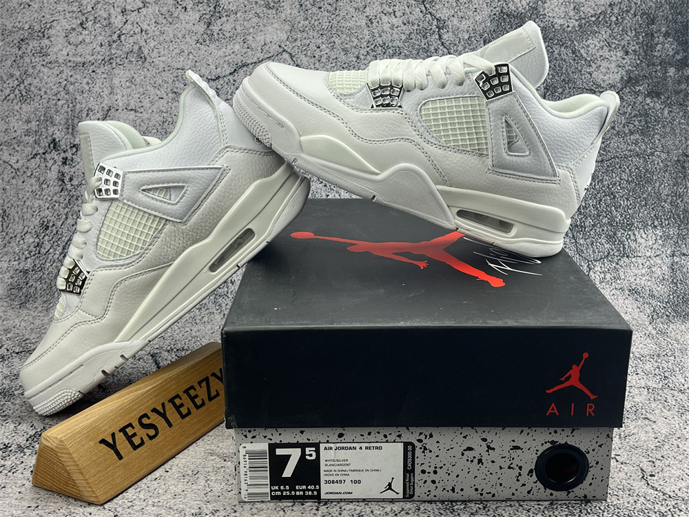 UA AIR JORDAN 4 RETRO "PURE MONEY"