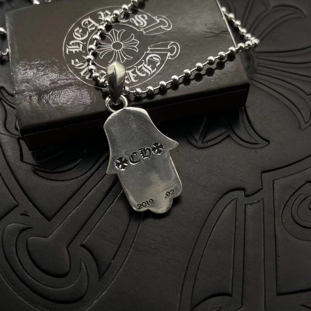 Ch*0me He**ts Moon Goddess Hand Necklace