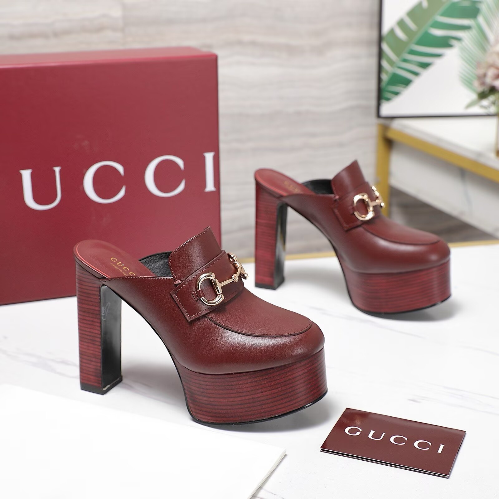 UA Gvc*1 Horsebit Mules 13.5cm Heel