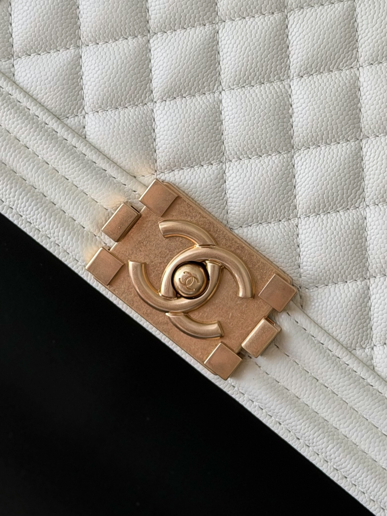 Ch**el Boy Handbag 15x25x9cm