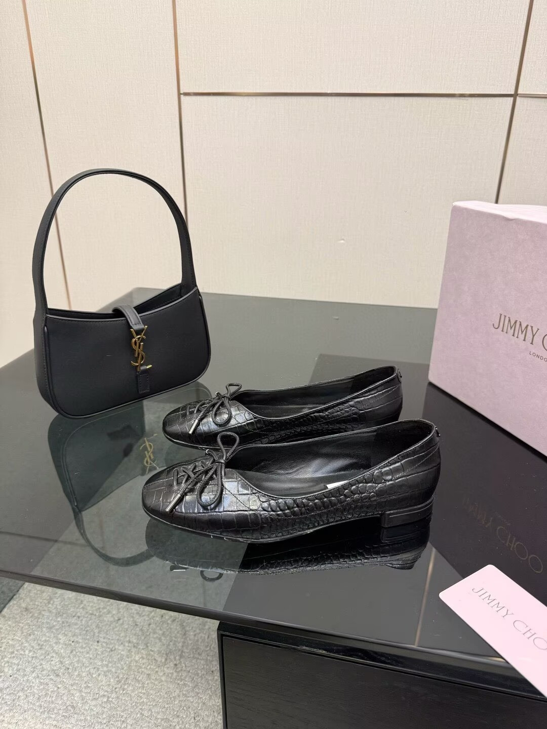UA Jimmy Choo Scarlett Ballerina Flats