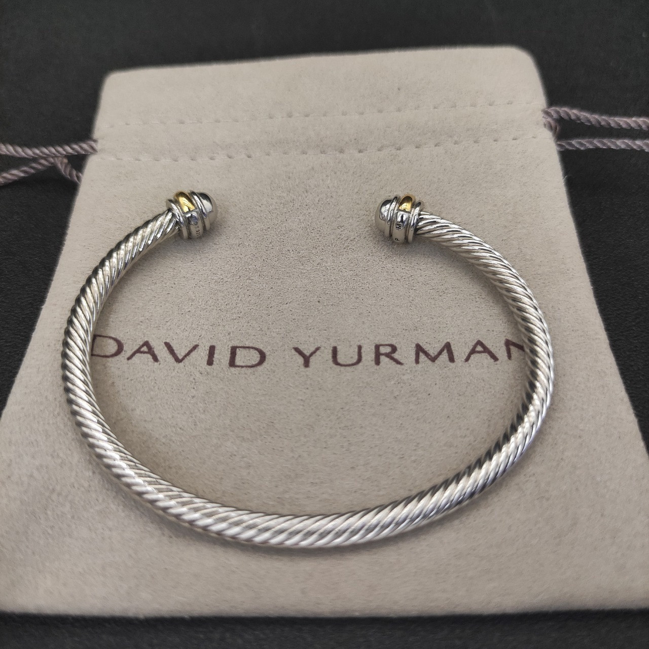 David Yurman 4mm Wrap Bracelet(wrist circumference 15-20cm)