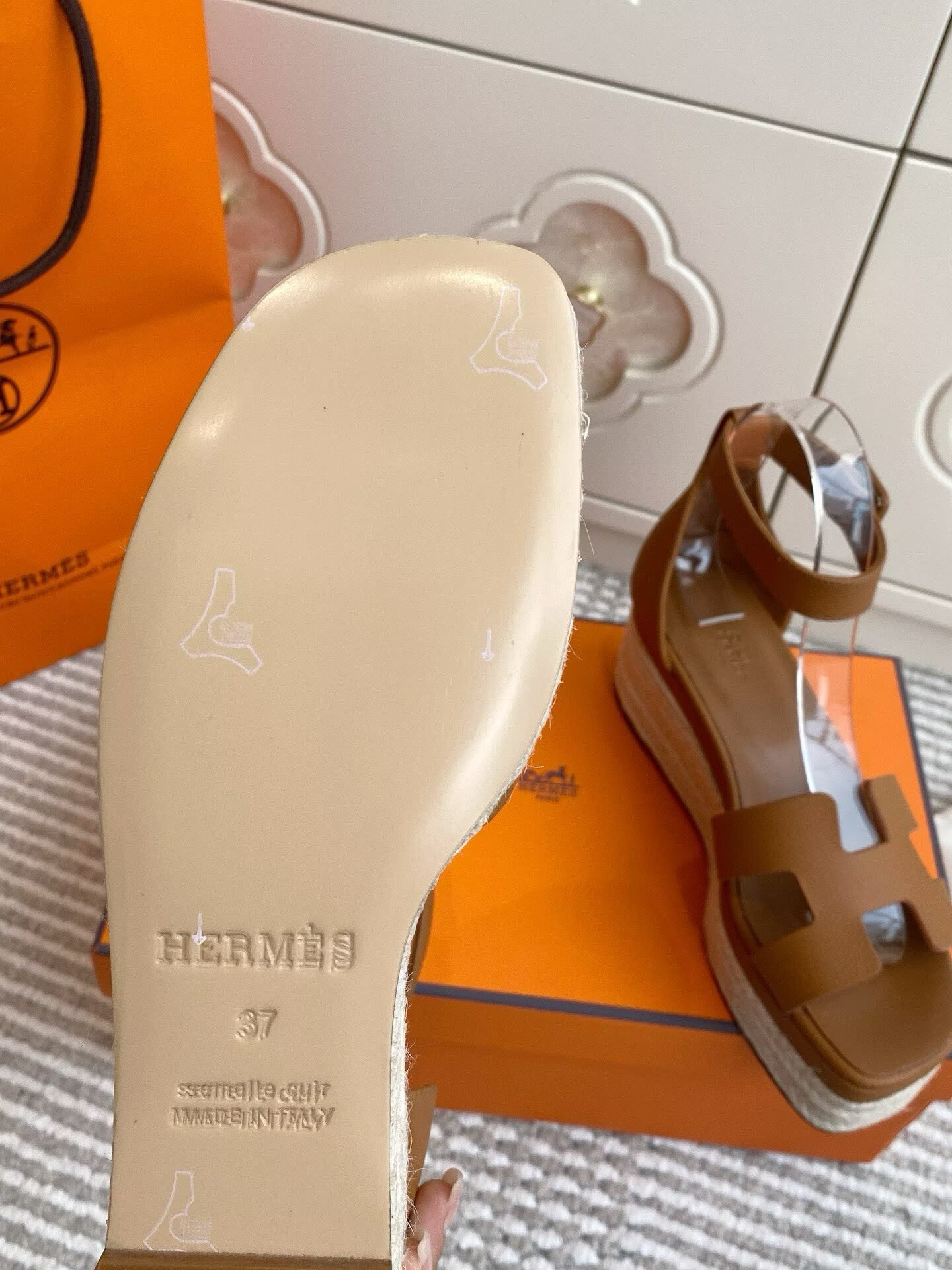 UA Hermès Elda Spanish Woven Shoes