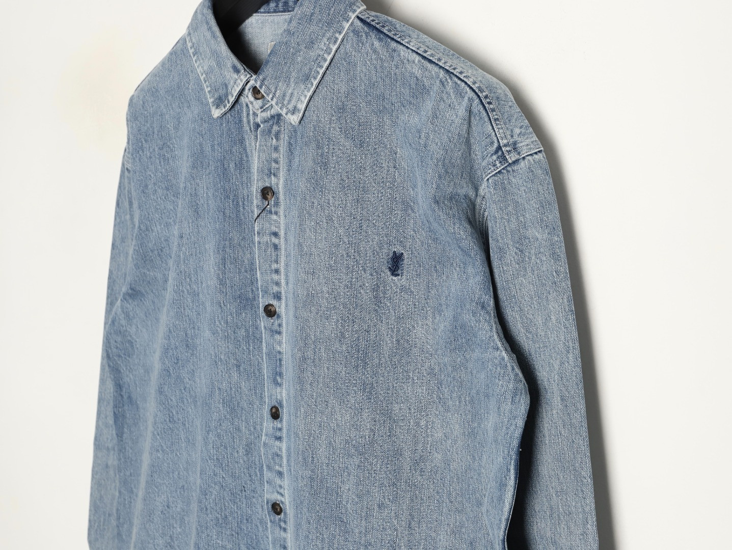 Sa1nt Lau*nt 25ss Denim Shirt Coats