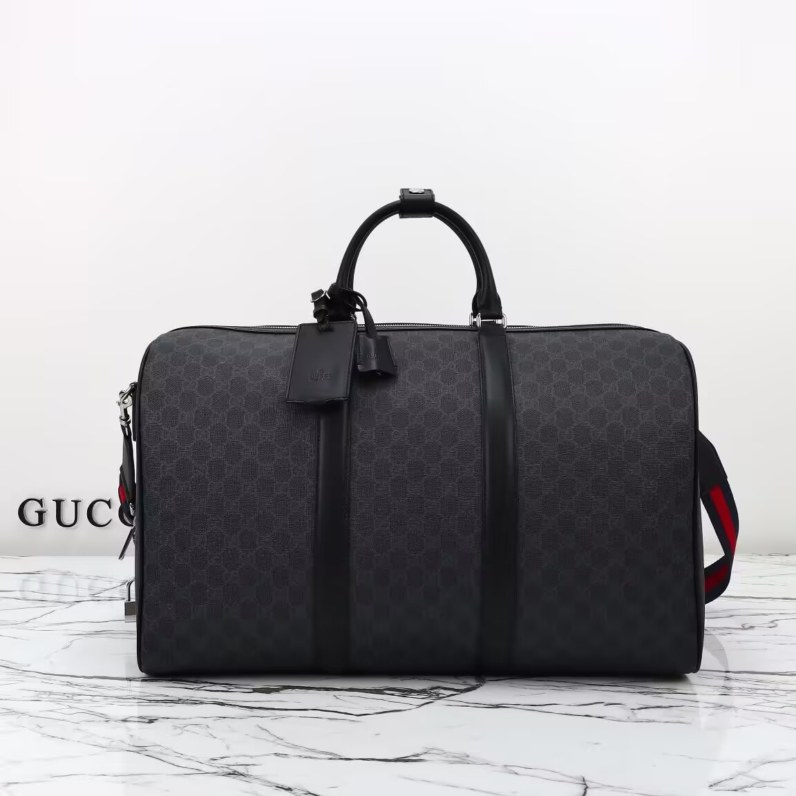 Gucci GG Black Large Duffle Bag 52x33x28cm