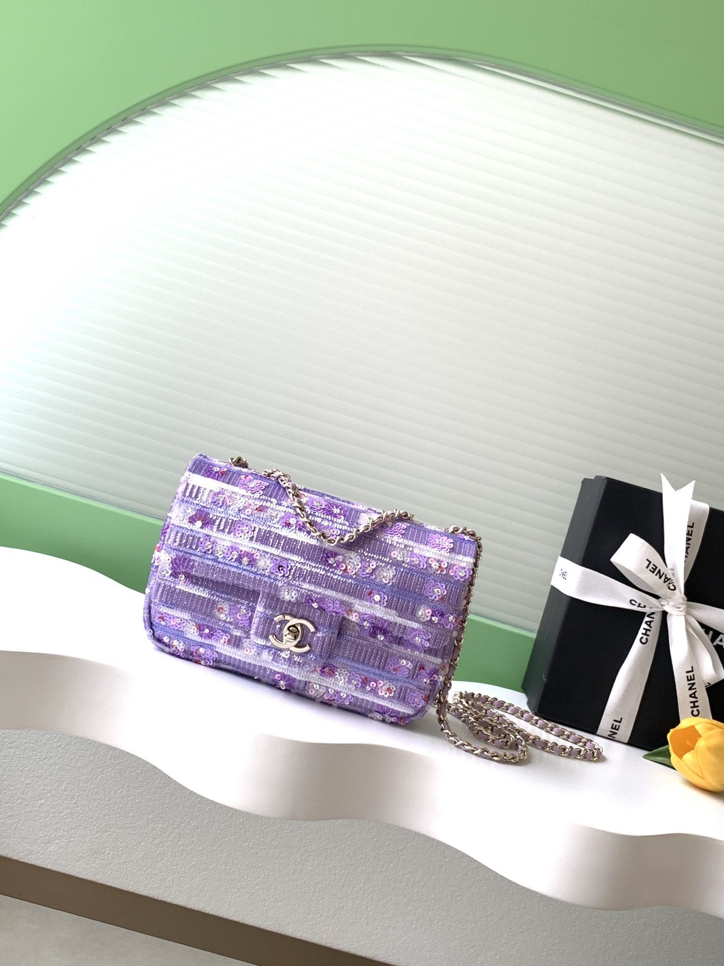 Ch**el evening bag as4297 13x21x8cm