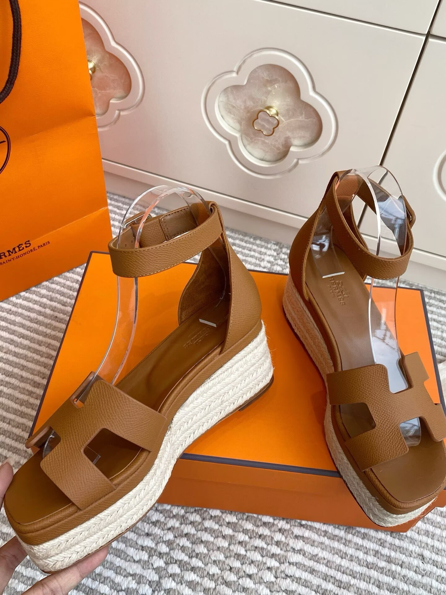UA Hermès Elda Spanish Woven Shoes