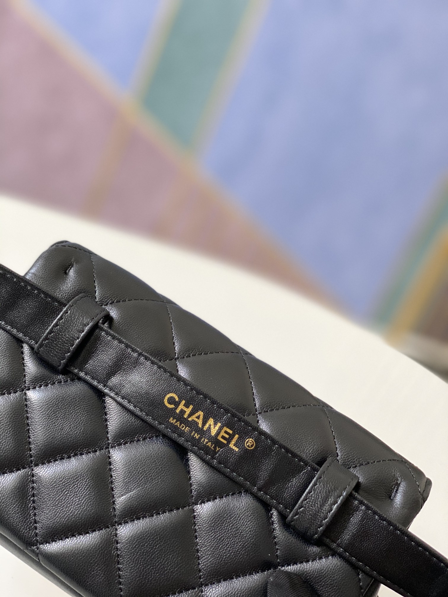 Chanel Quilted Waist Bag 18x12x3.5cm