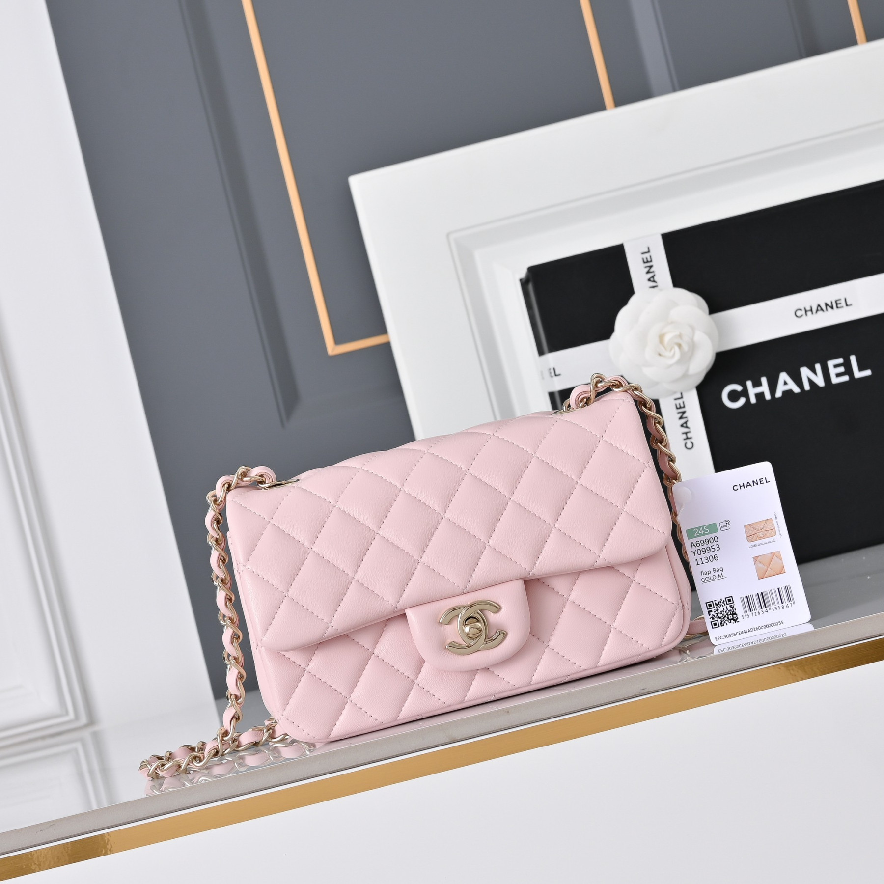 Ch**el mini flap bag 20x12x6.5cm