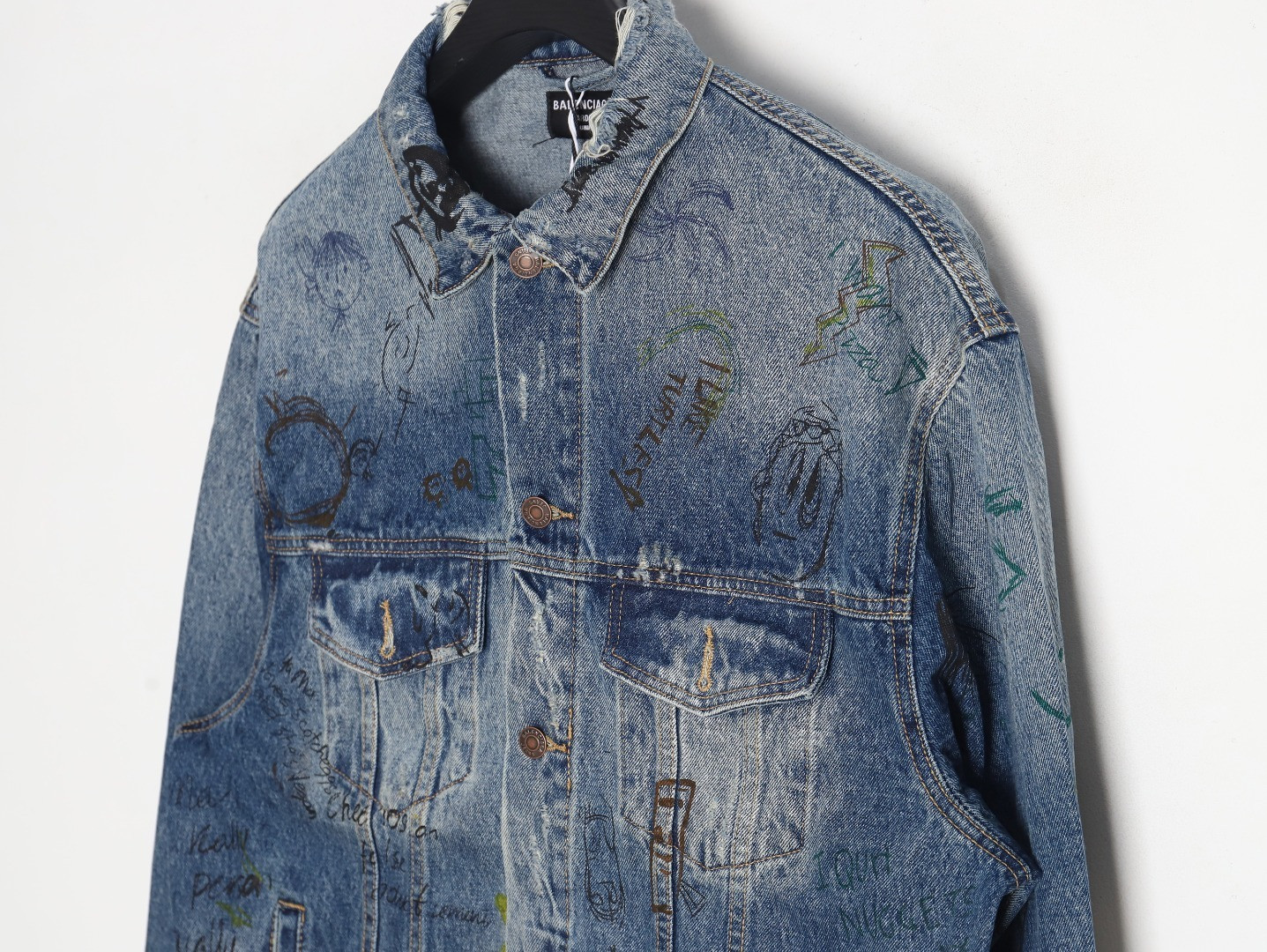 Ba1en*iaga Denim Coats