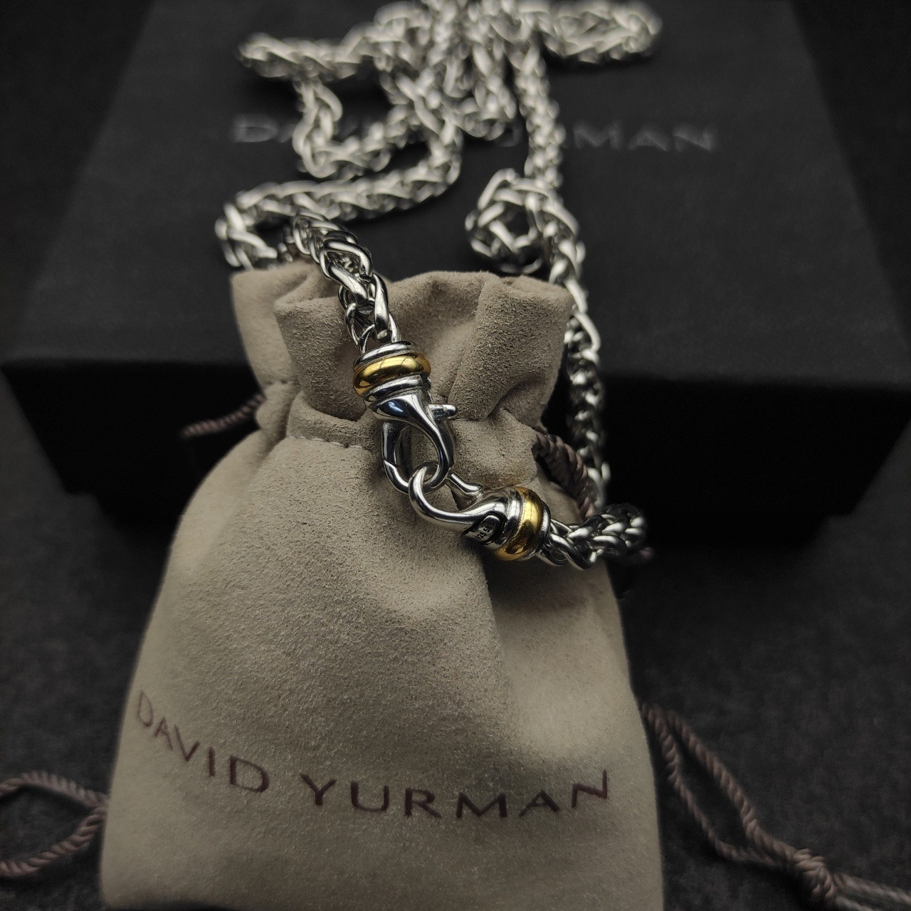 David Yurman 6mm Hook Necklace