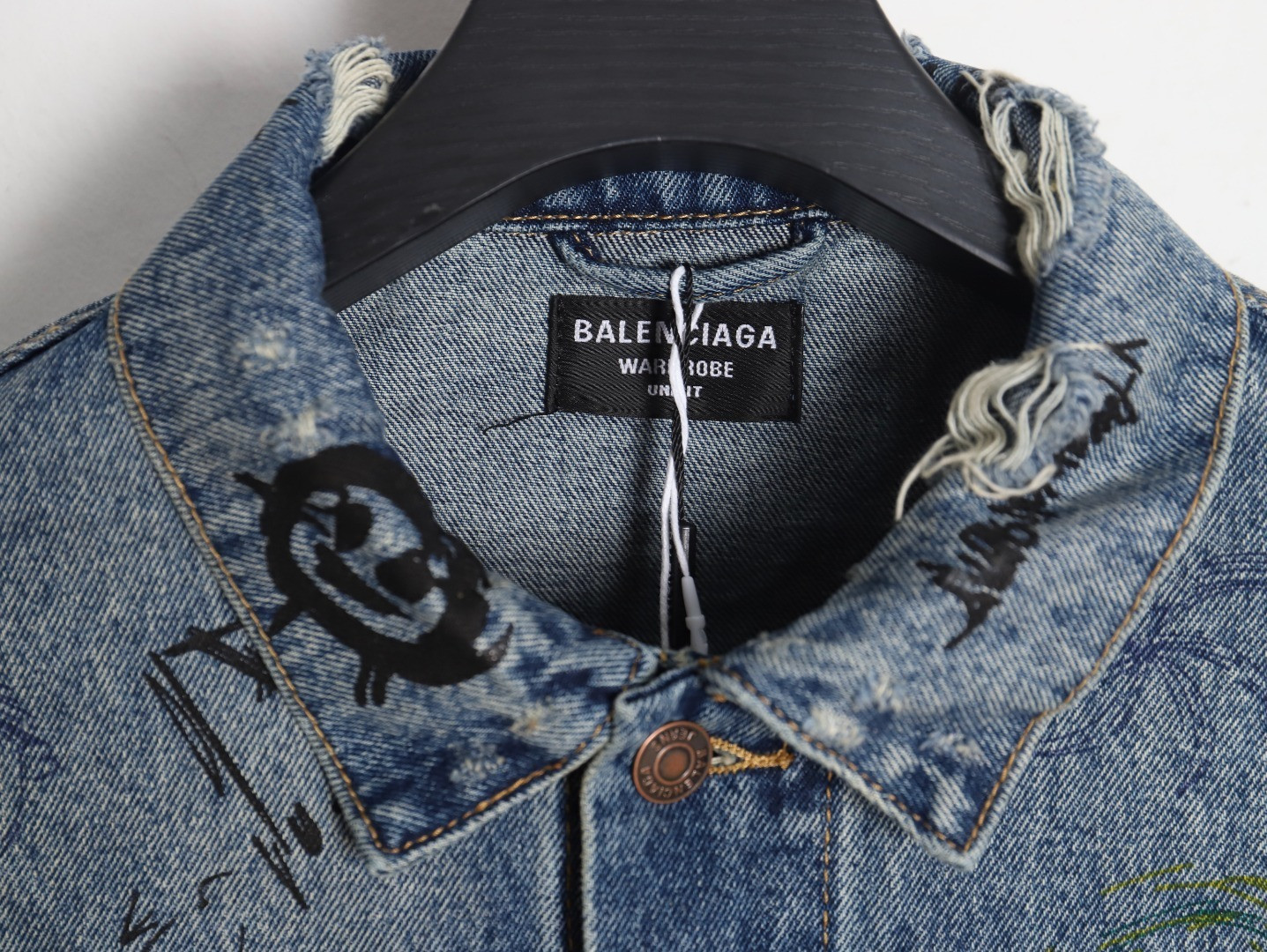Ba1en*iaga Denim Coats