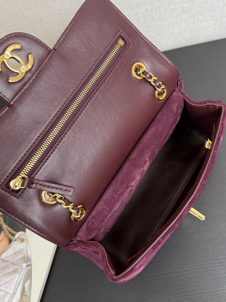 Ch**el Mini Flap Bag AS6626 12x20x6cm