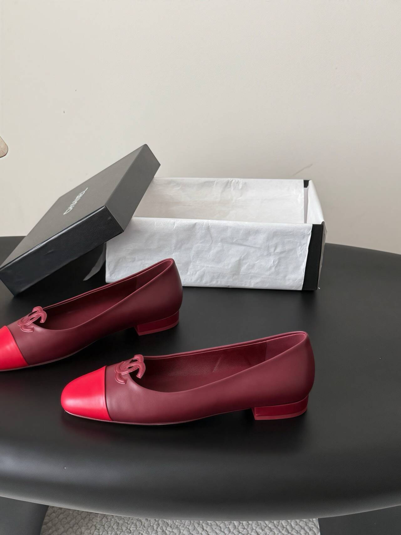 UA Ch**el Leather Ballet Flats