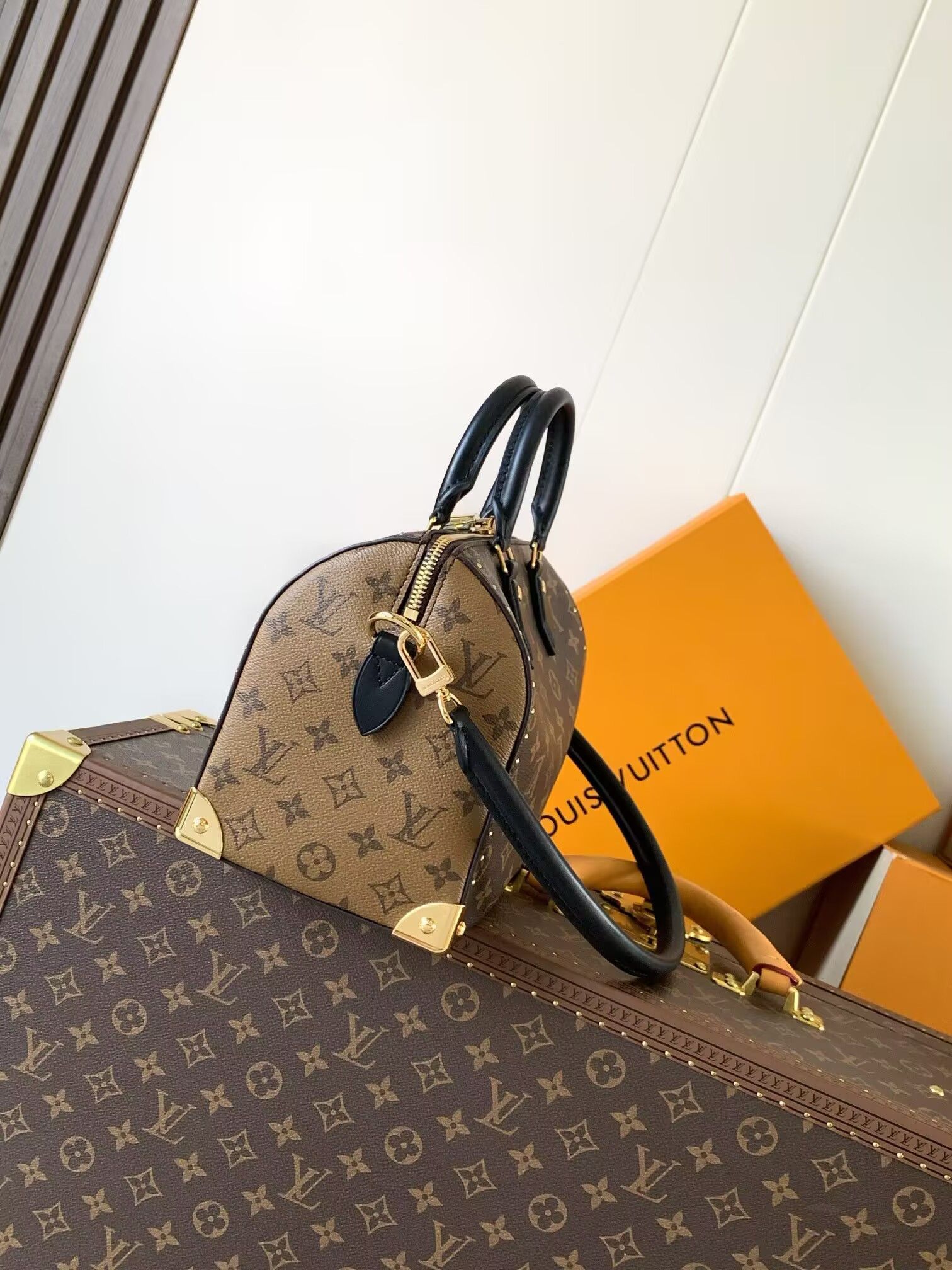 LV Speedy Trunk 25 Monogram M26181 20x15x27cm