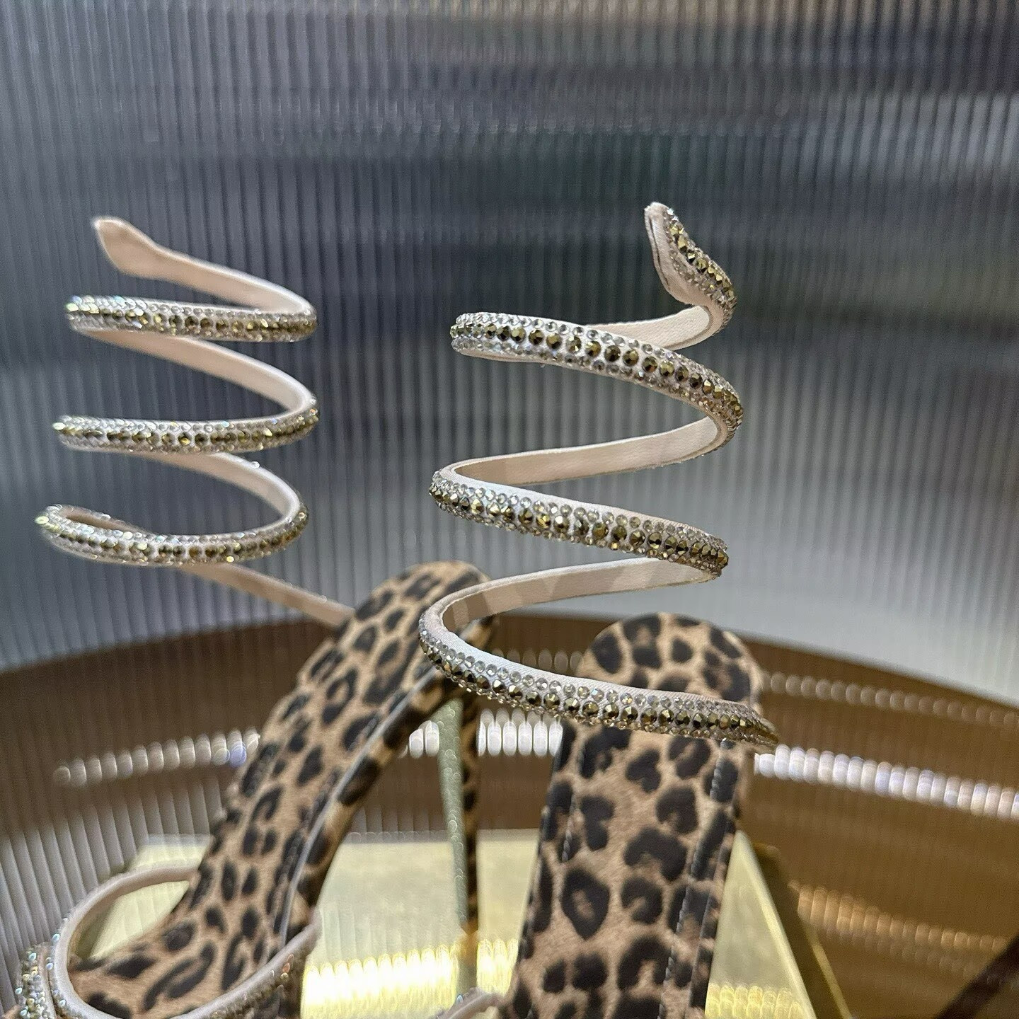 UA Rene Ca0v1LLa Cleo Animalier Platform Sandals