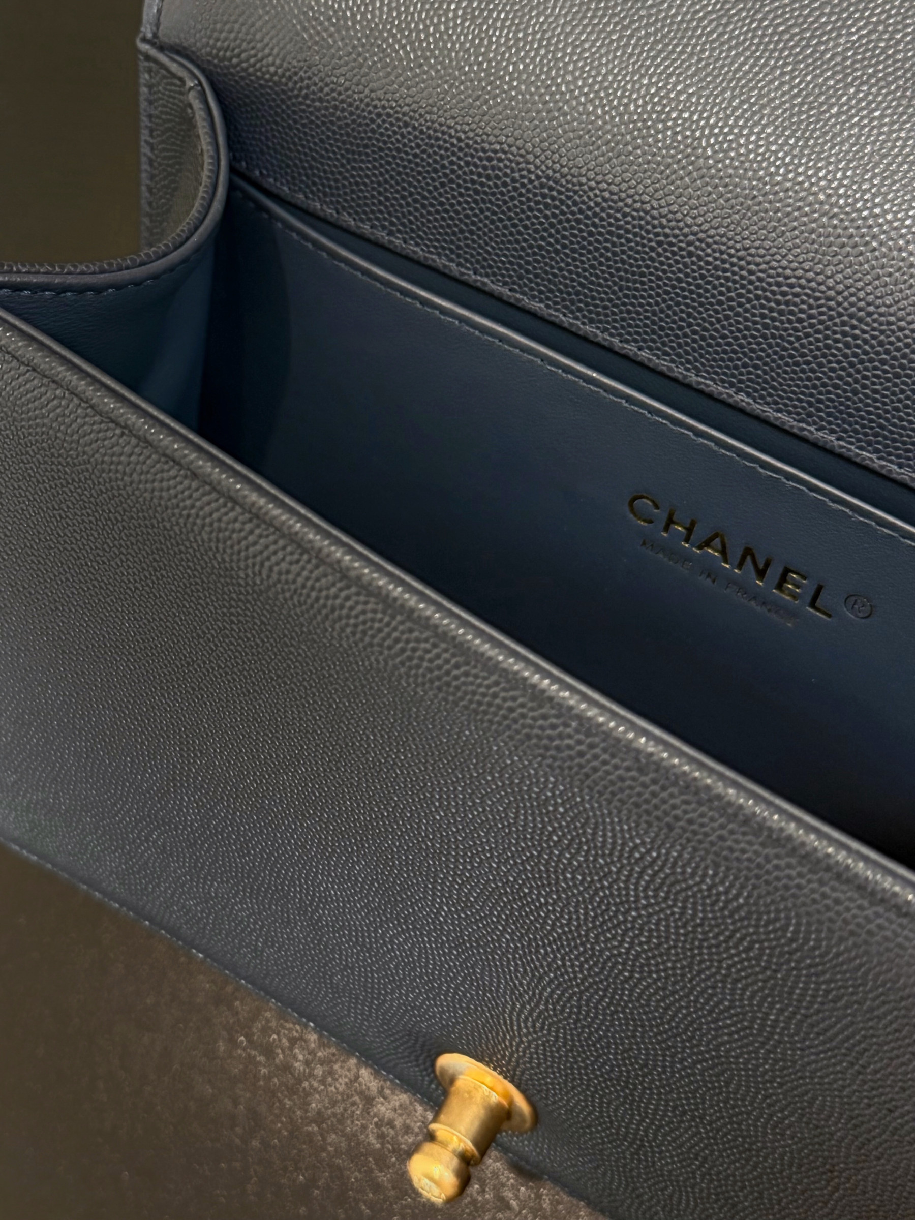 Ch**el Boy Handbag 15x25x9cm