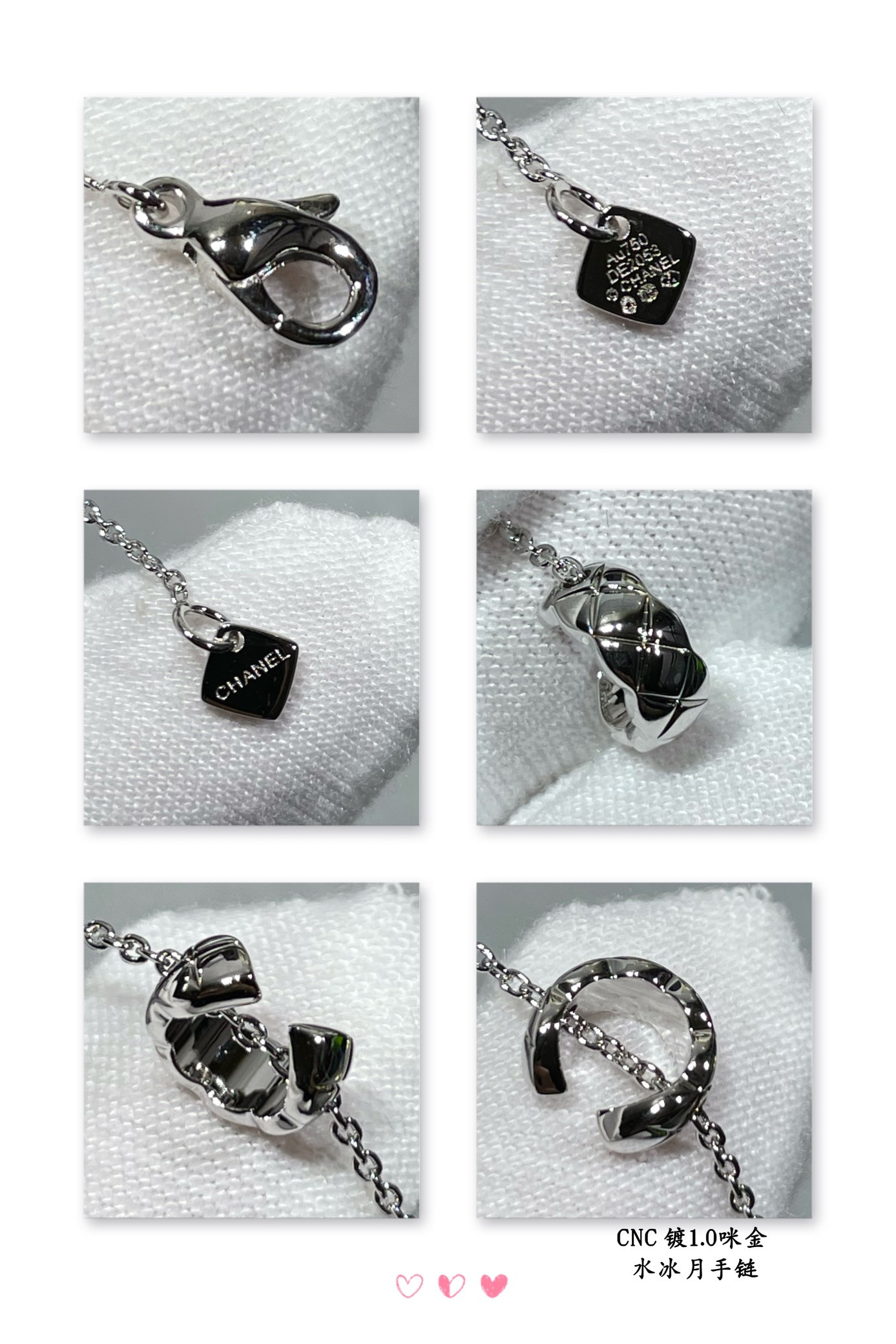 Ch**el Carved D1am0nd pattern Sailor Moon Bracelet