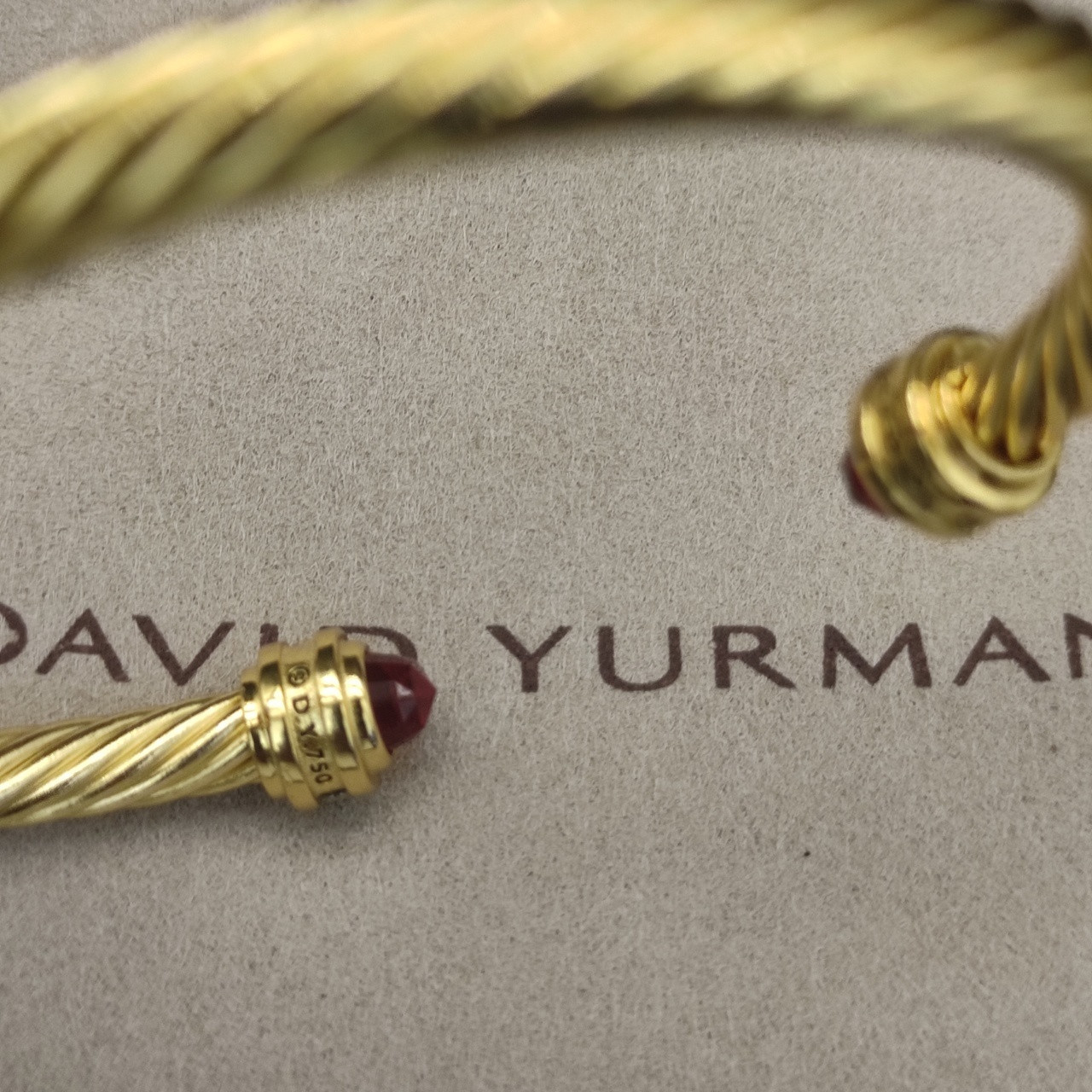 David Yurman 5mm Wrap Bracelet(wrist circumference 15-20cm)