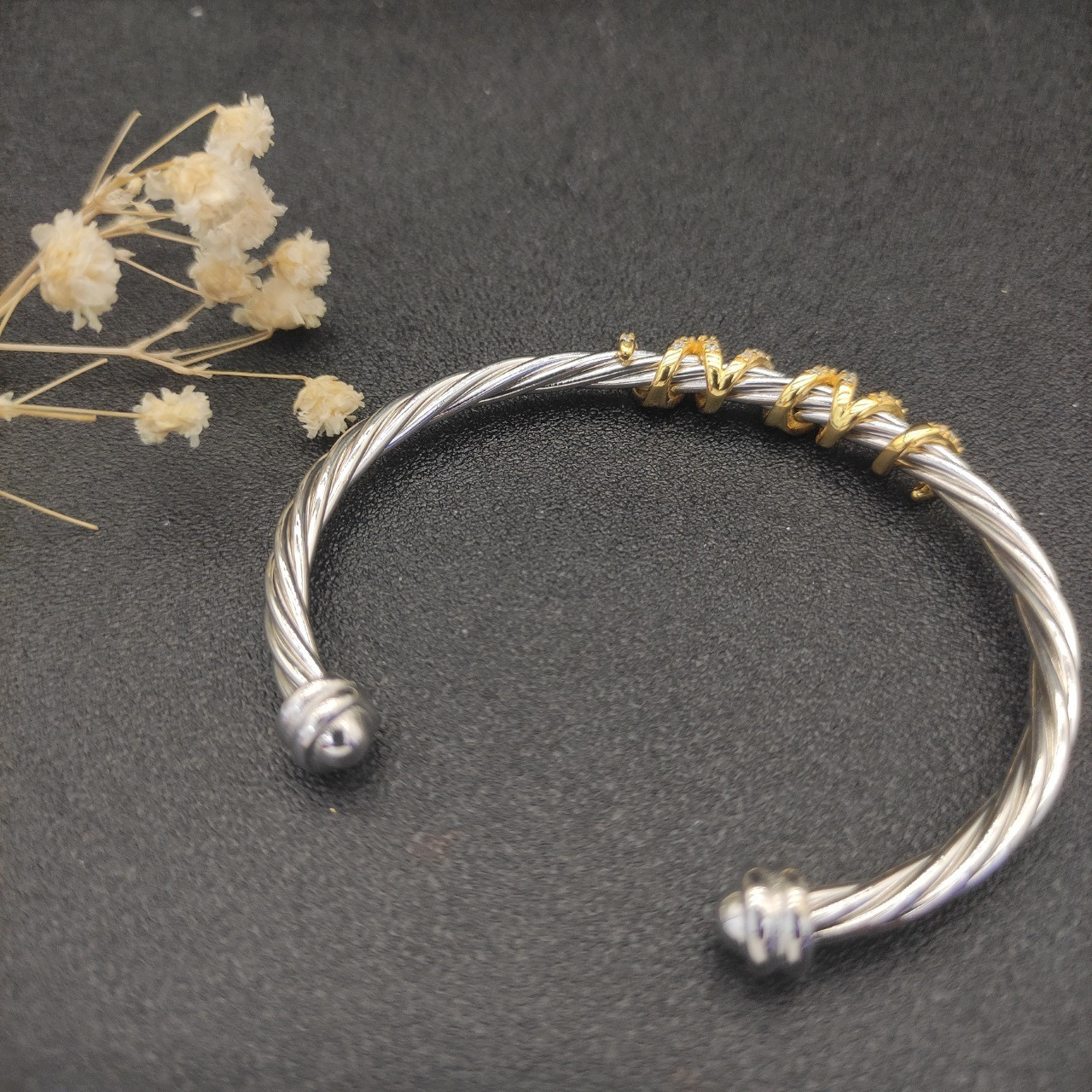 David Yurman 4mm Wrap Bracelet(wrist circumference 15-20cm)