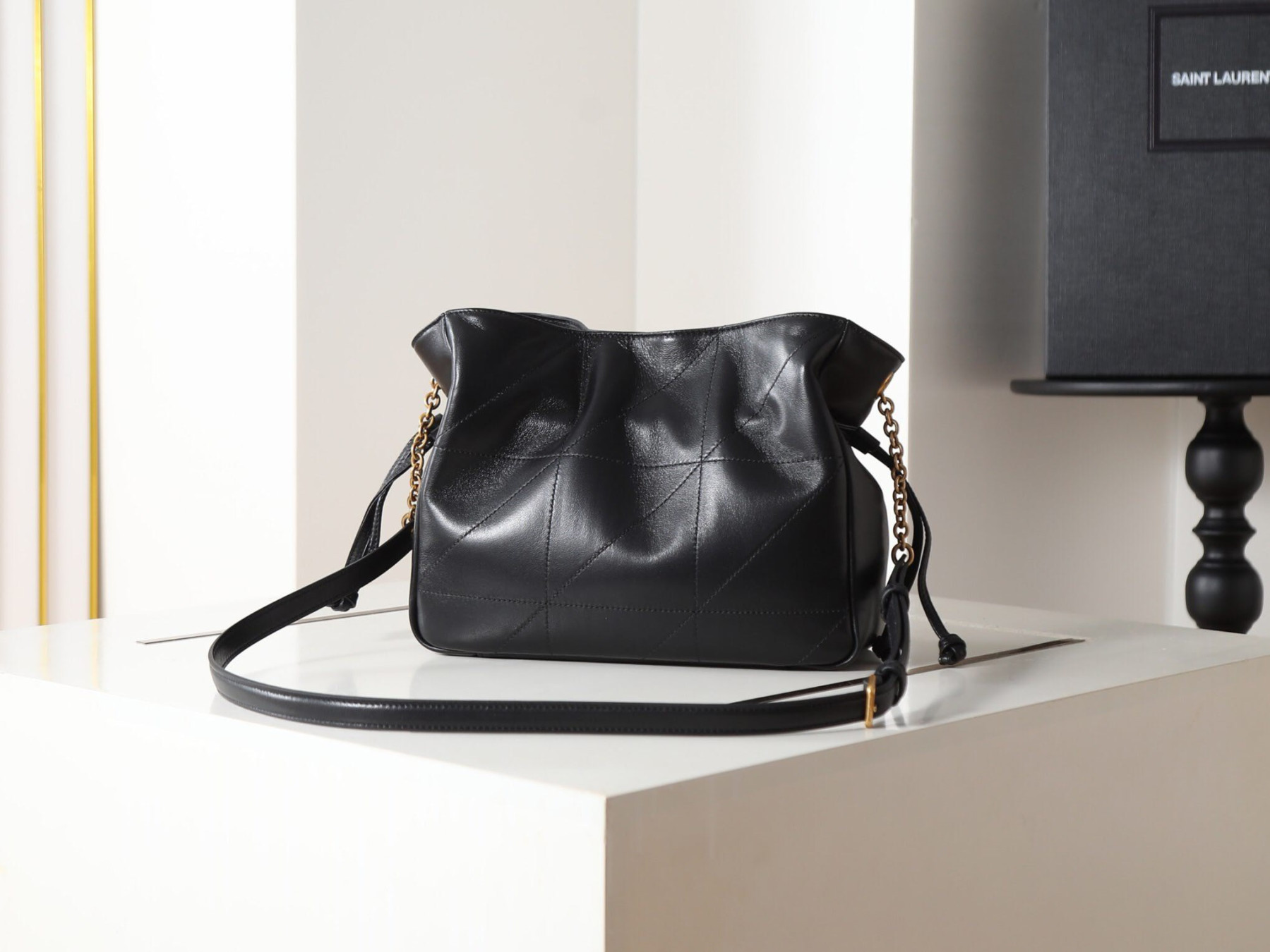 YSL Jamie 4.3 Pochon Quilted Leather Shoulder Bag 26x18x11cm