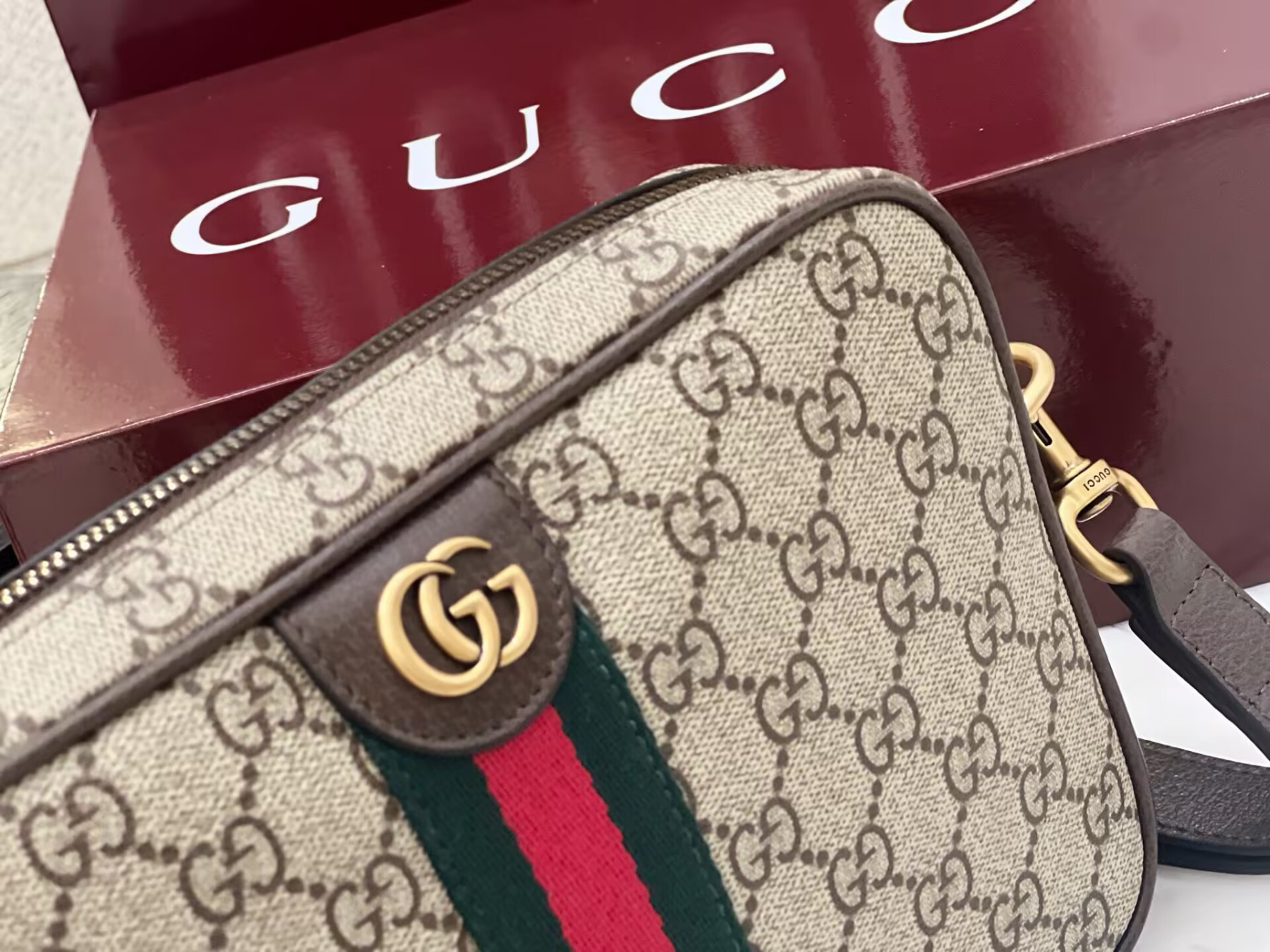 Gvc*1 Ophidia Small Crossbody Bag 24x15x7cm