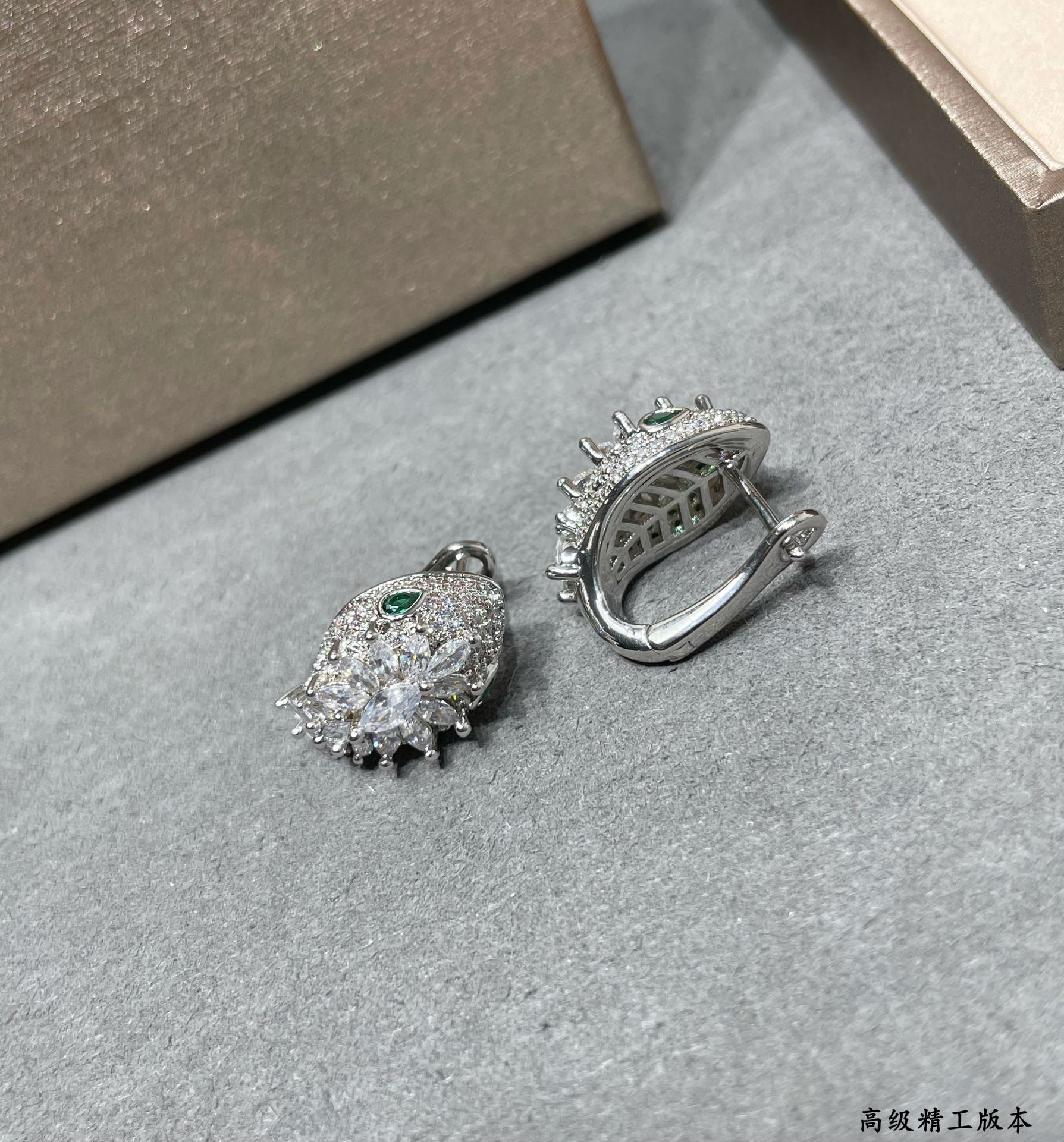 Bv1g*ai Princess Snake Earrings