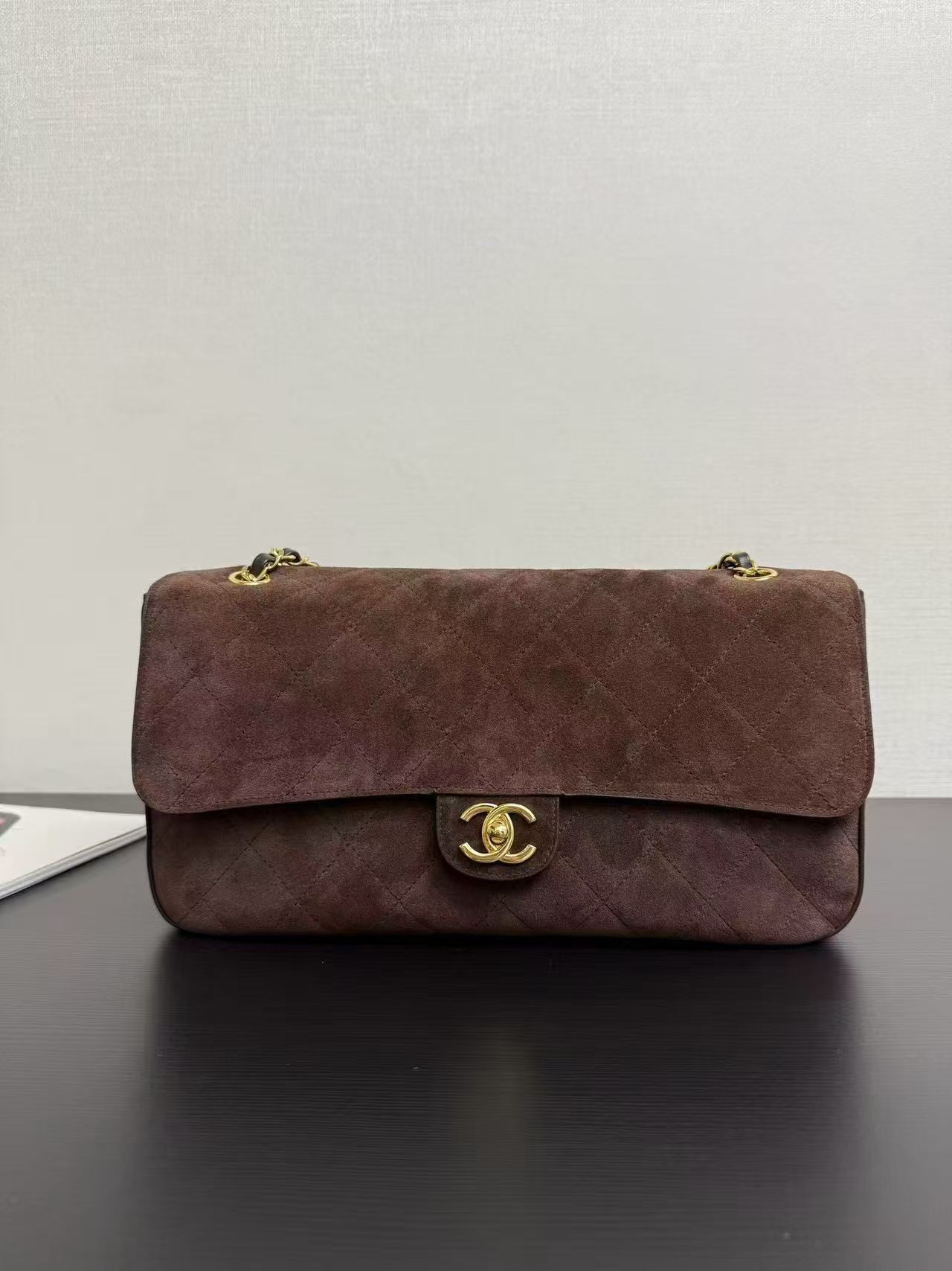 Ch**el Maxi Flap bag Gold hardware AS6281 19.5x32x10cm