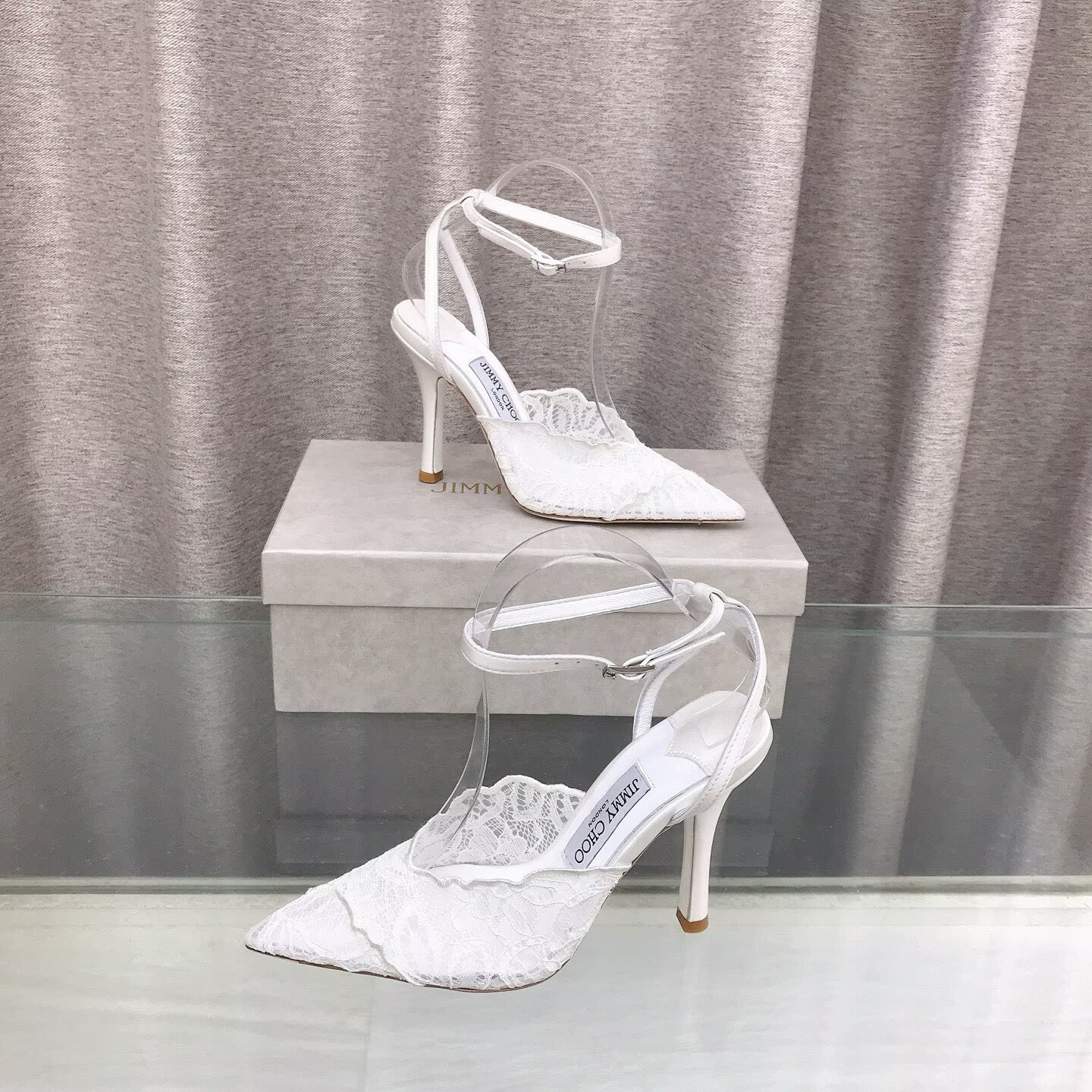 UA J1m*y Ch00 Slingbacks 10cm Heel