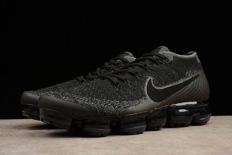UA Nike Air Vapormax Flyknit Black Anthracite-Dark Grey Shoes