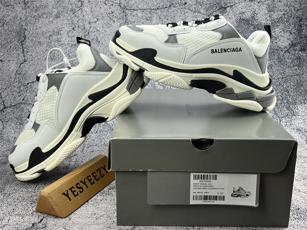 UA Triple S White Black