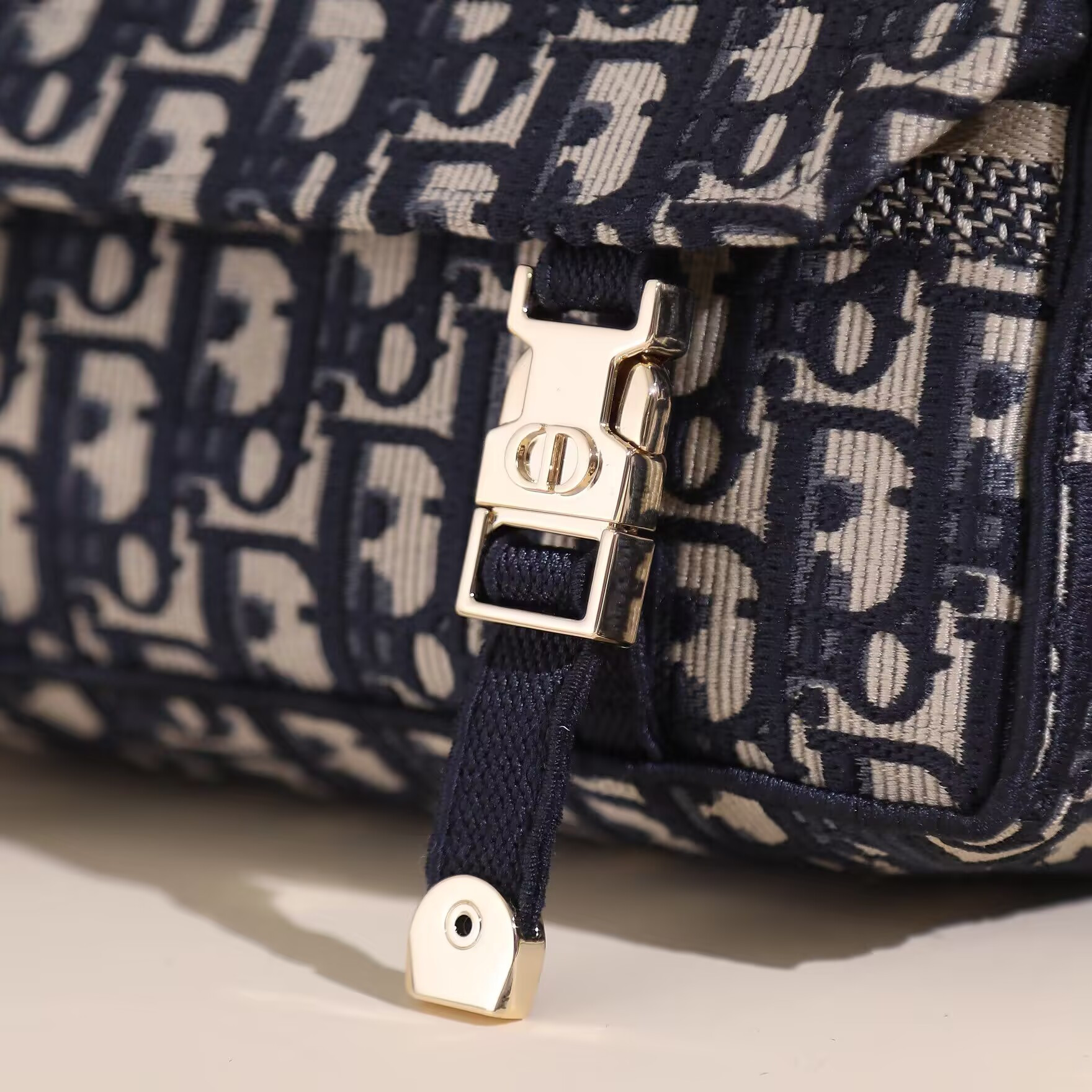 D10r D10rcamp Nano Bag Blue Oblique Embroidery 23x15x8cm