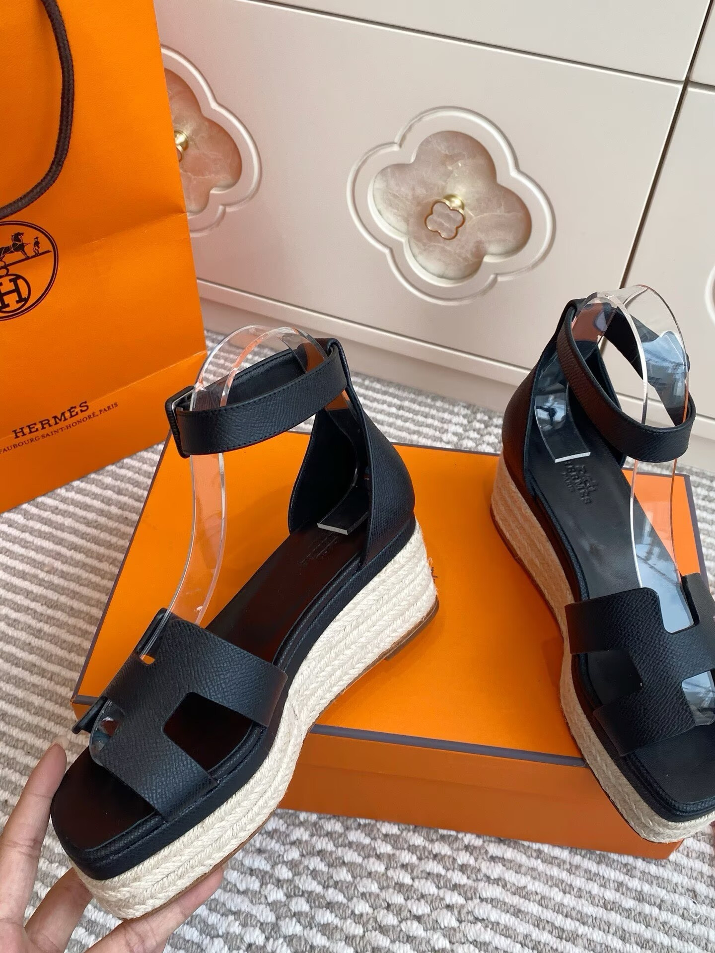 UA Hermès Elda Spanish Woven Shoes
