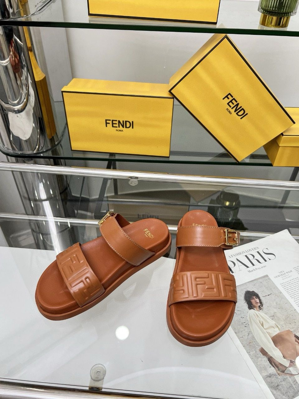 UA F**di Feel FF Double Band Sandal