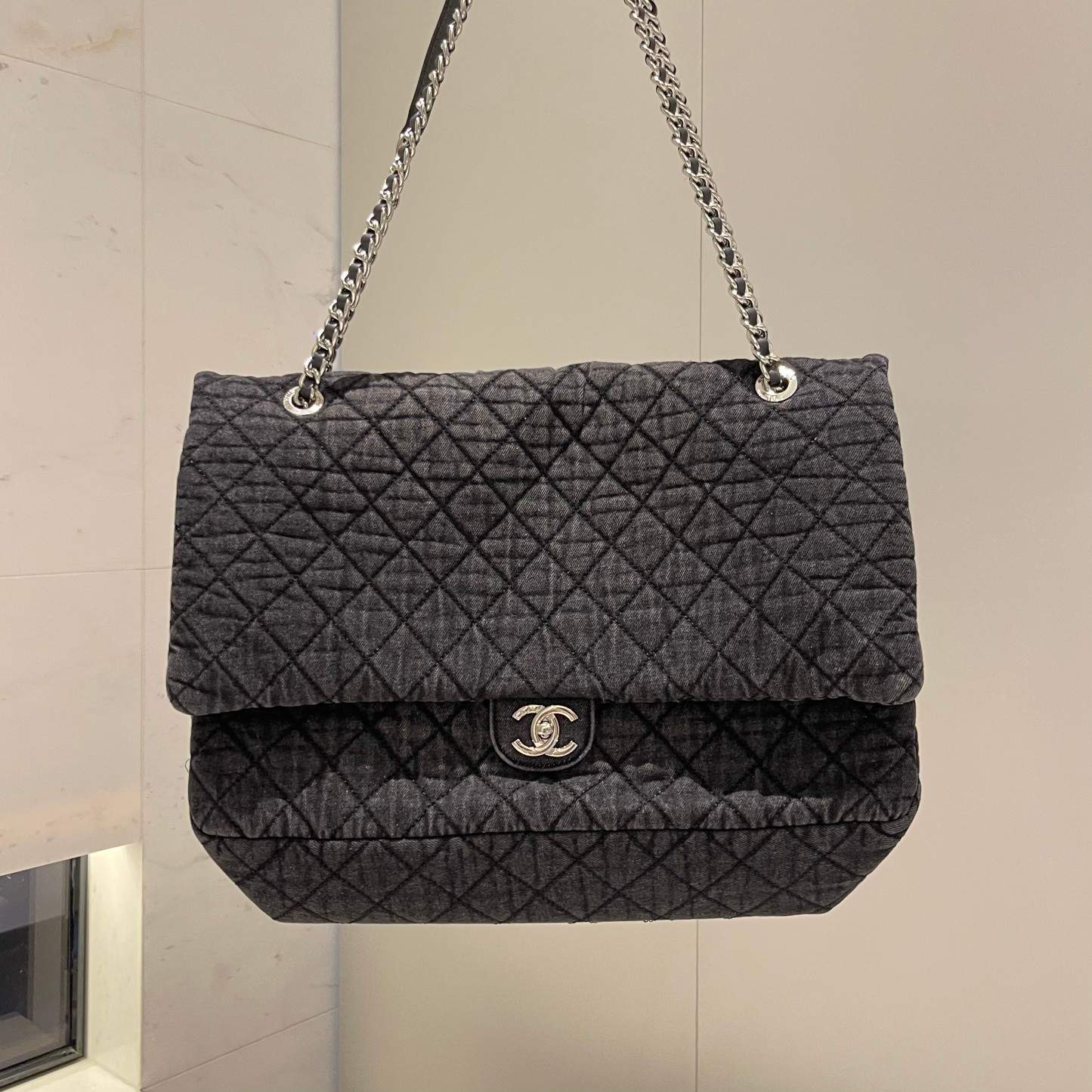 Ch**el flap bag 42x22cm