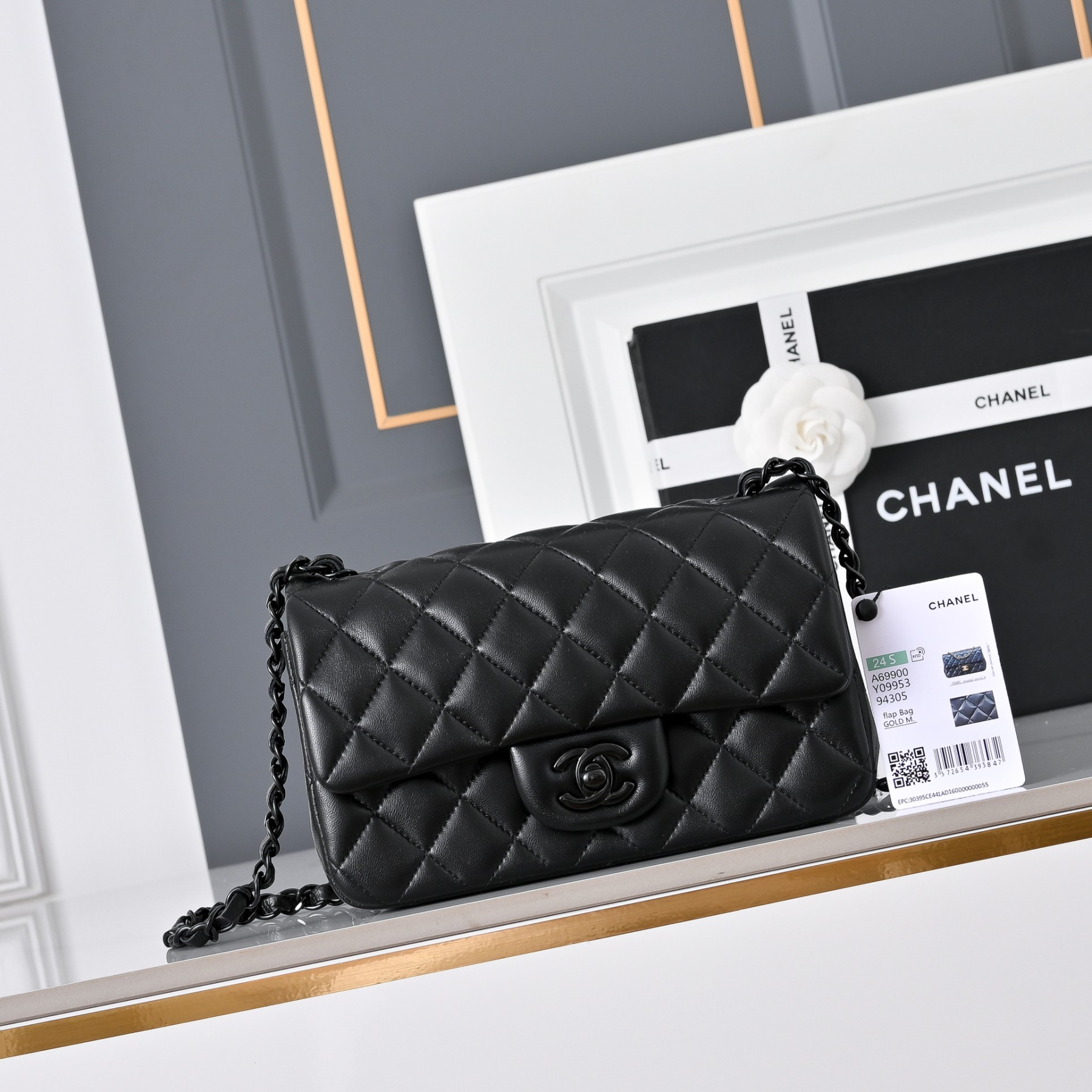 Ch**el Mini Flap Bag A69900 20x12x6cm