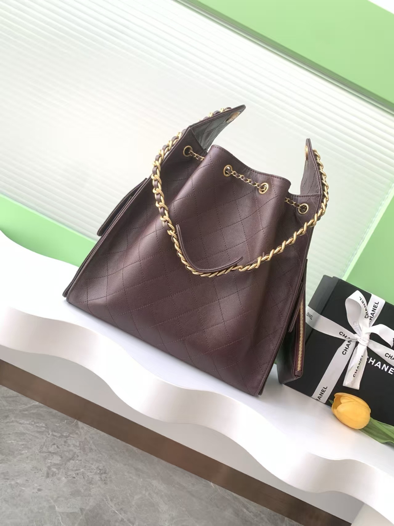 Ch**el 25C Bucket BAG 40x30x15cm